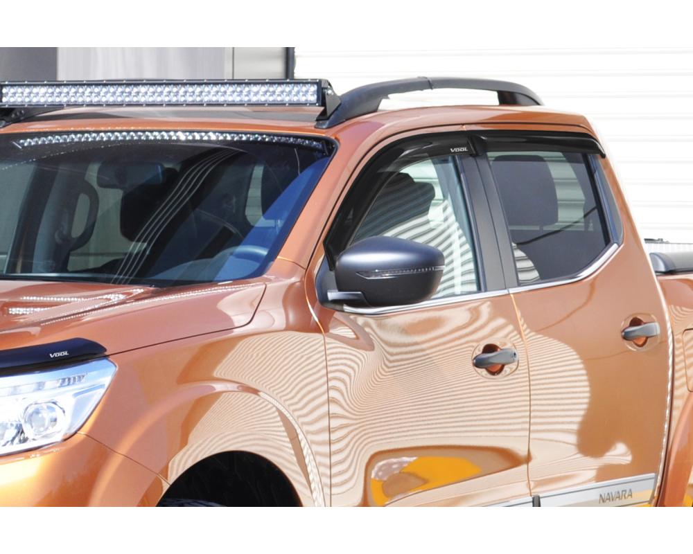 Wind Deflectors (front+rear) | Nissan Navara NP300 15-