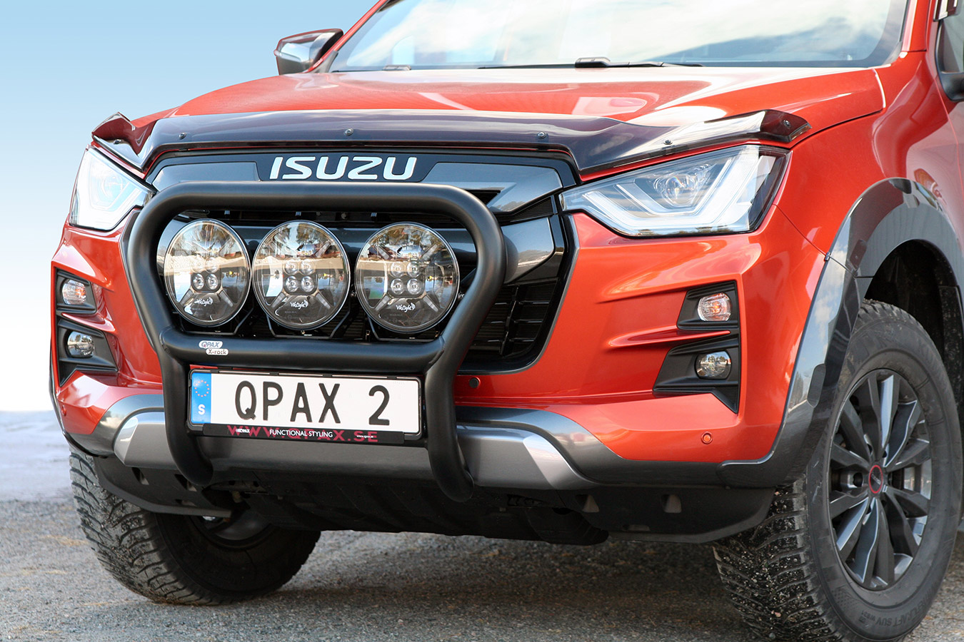 X-RACK Isuzu D-Max 21- For 3 fjernlys