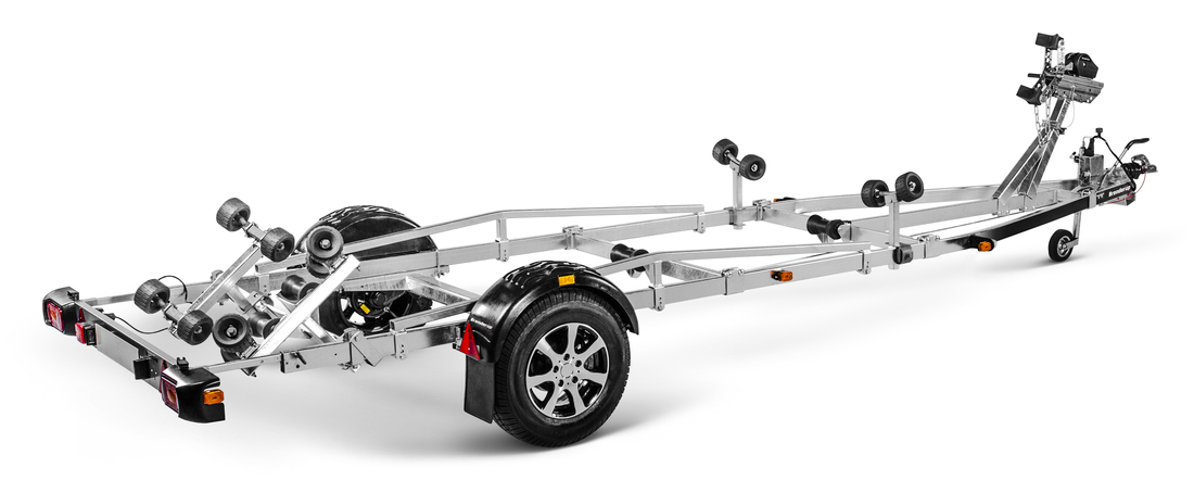 Brenderup Båttrailer Bromsad 18 fot X-line 1300 kg - 3