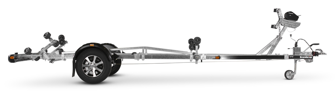 Brenderup Båttrailer Bromsad 18 fot X-line 1300 kg - 2