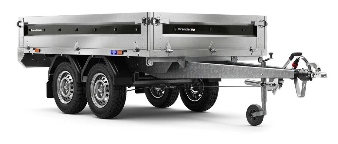 Brenderup Högbyggd flakvagn Serie 4000 260L 1300 kg