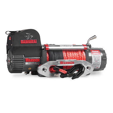 Warrior Winches Samurai 12000 Winch – Armortek Synthetic Rope – 12V