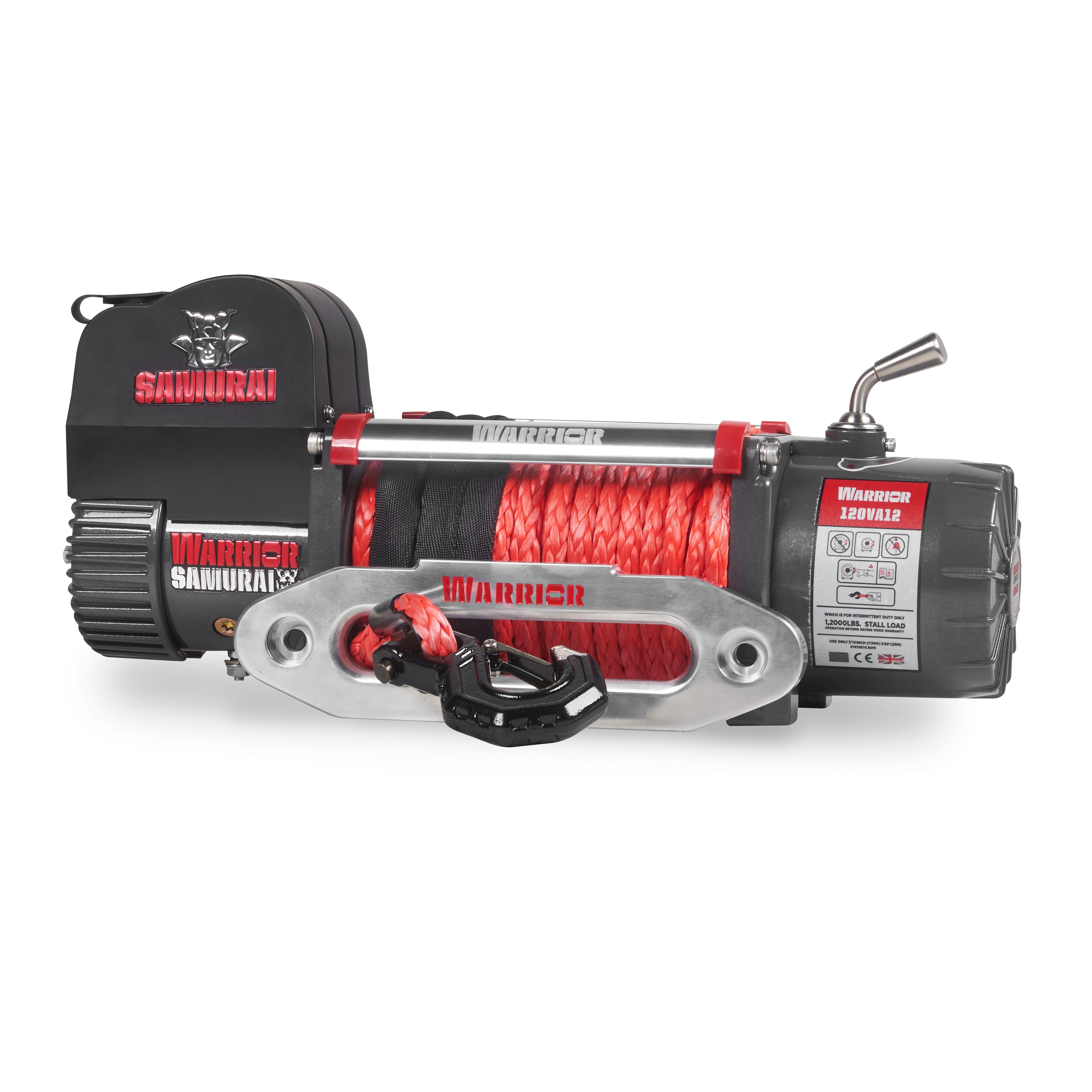 Vinsch Warrior Winches Samurai 12000 - Armortek syntetvajer 24V - 5
