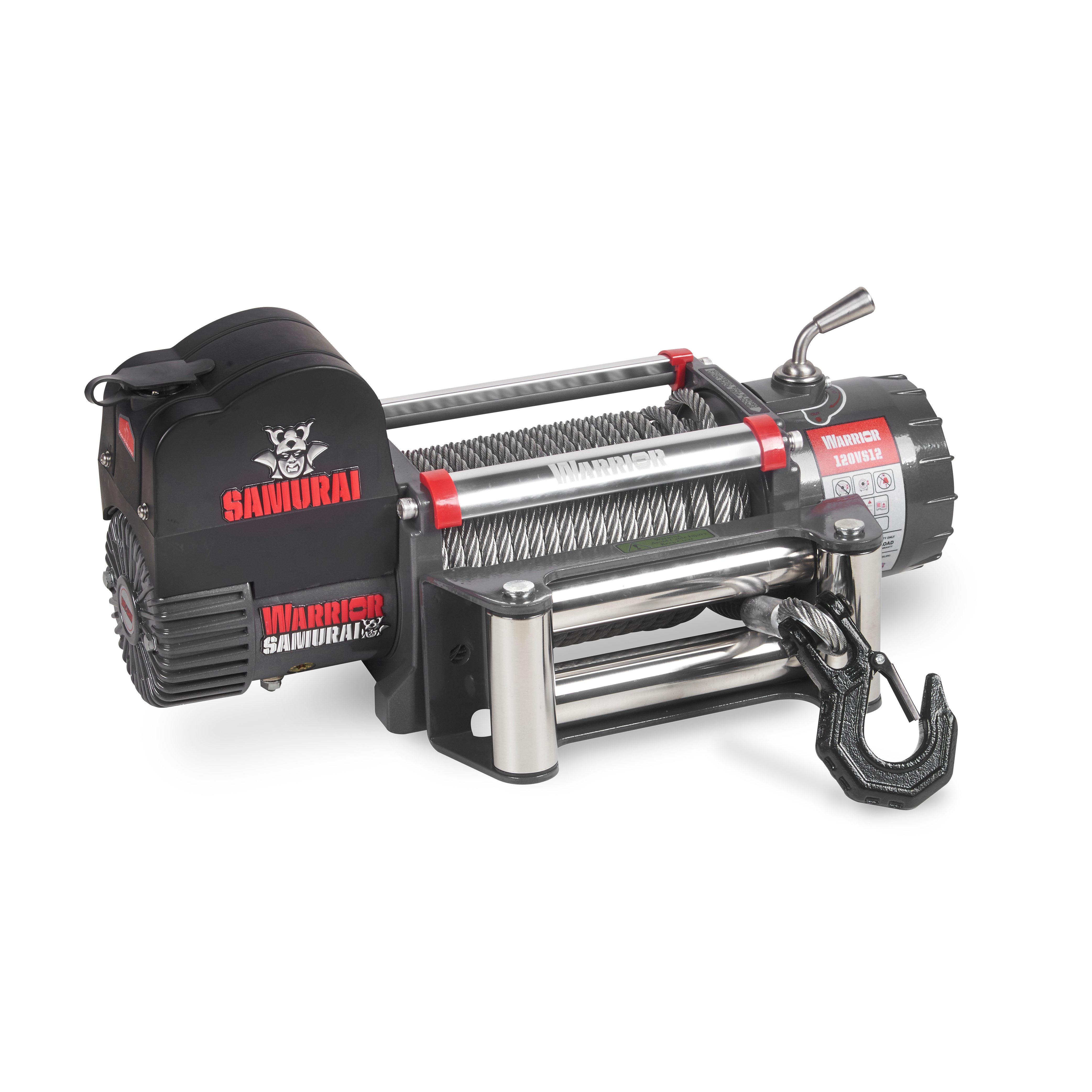 Vinsch Warrior Winches Samurai 12000 - Stålvajer 12V - 5