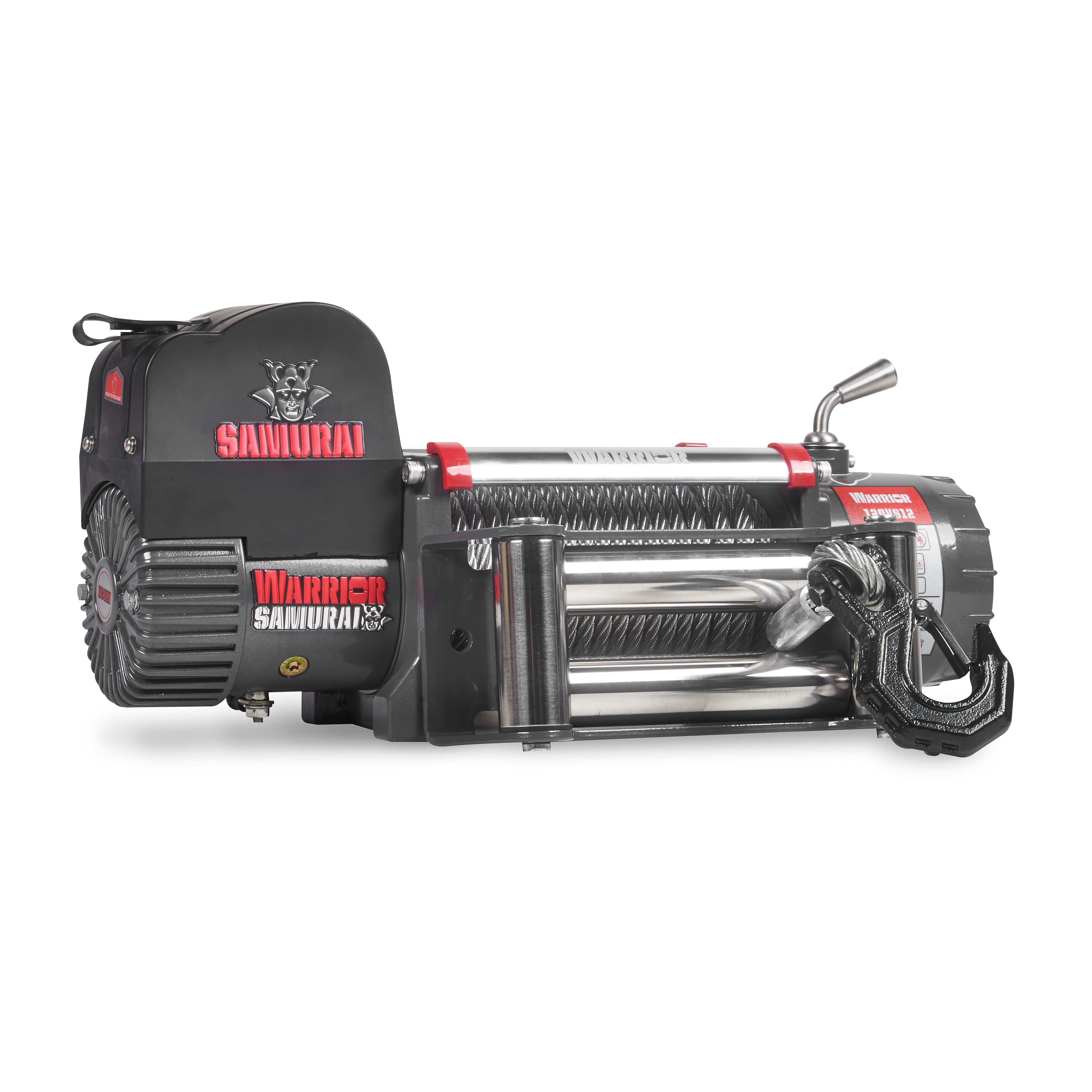 Vinsch Warrior Winches Samurai 12000 - Stålvajer 24V