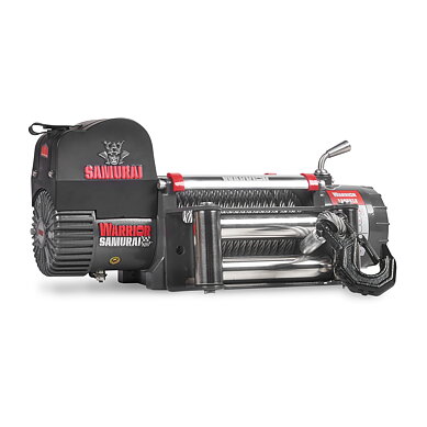 Warrior Winches Samurai 12000 Winch – Steel Cable – 24V