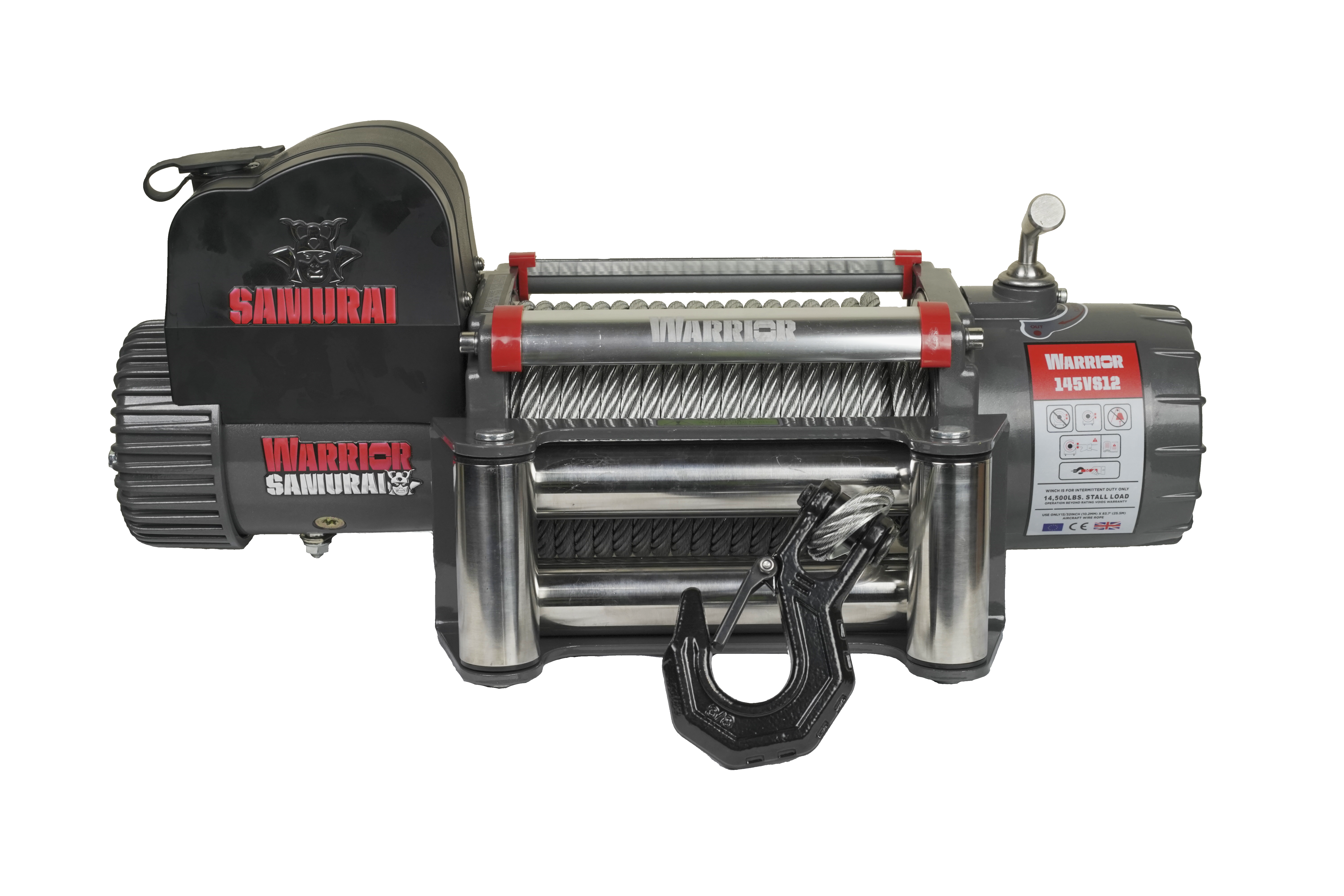 Vinsch Warrior Winches Samurai 14500 - Stålvajer 24V