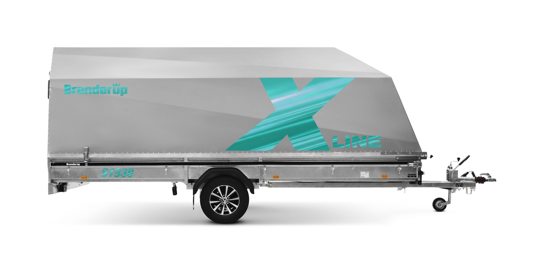 Brenderup Snöskotersläp X-line Silver Frostbite Inline 380L 1240 kg - 4