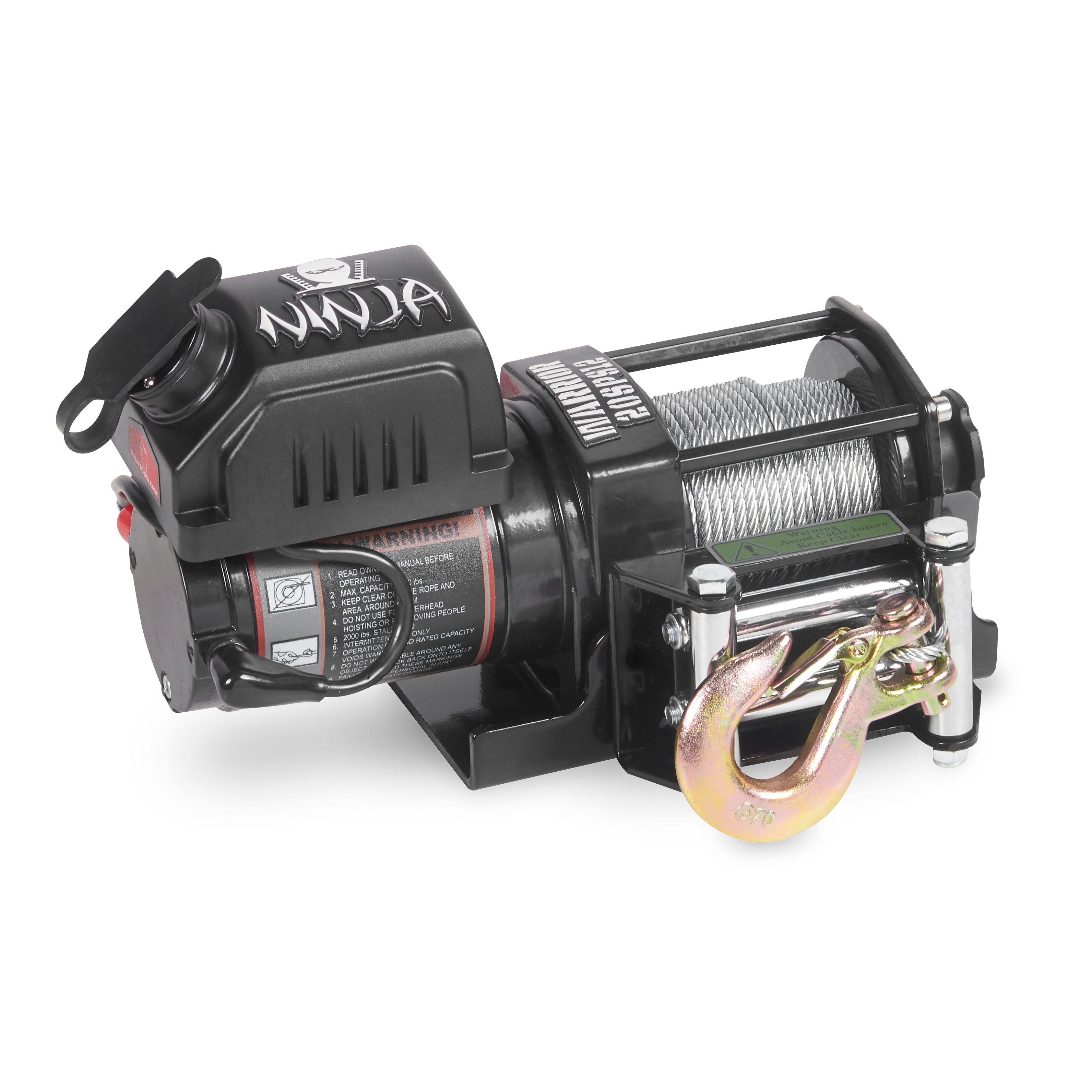 Vinsch Warrior Winches Ninja 2000 - Stålvajer 12V - 12