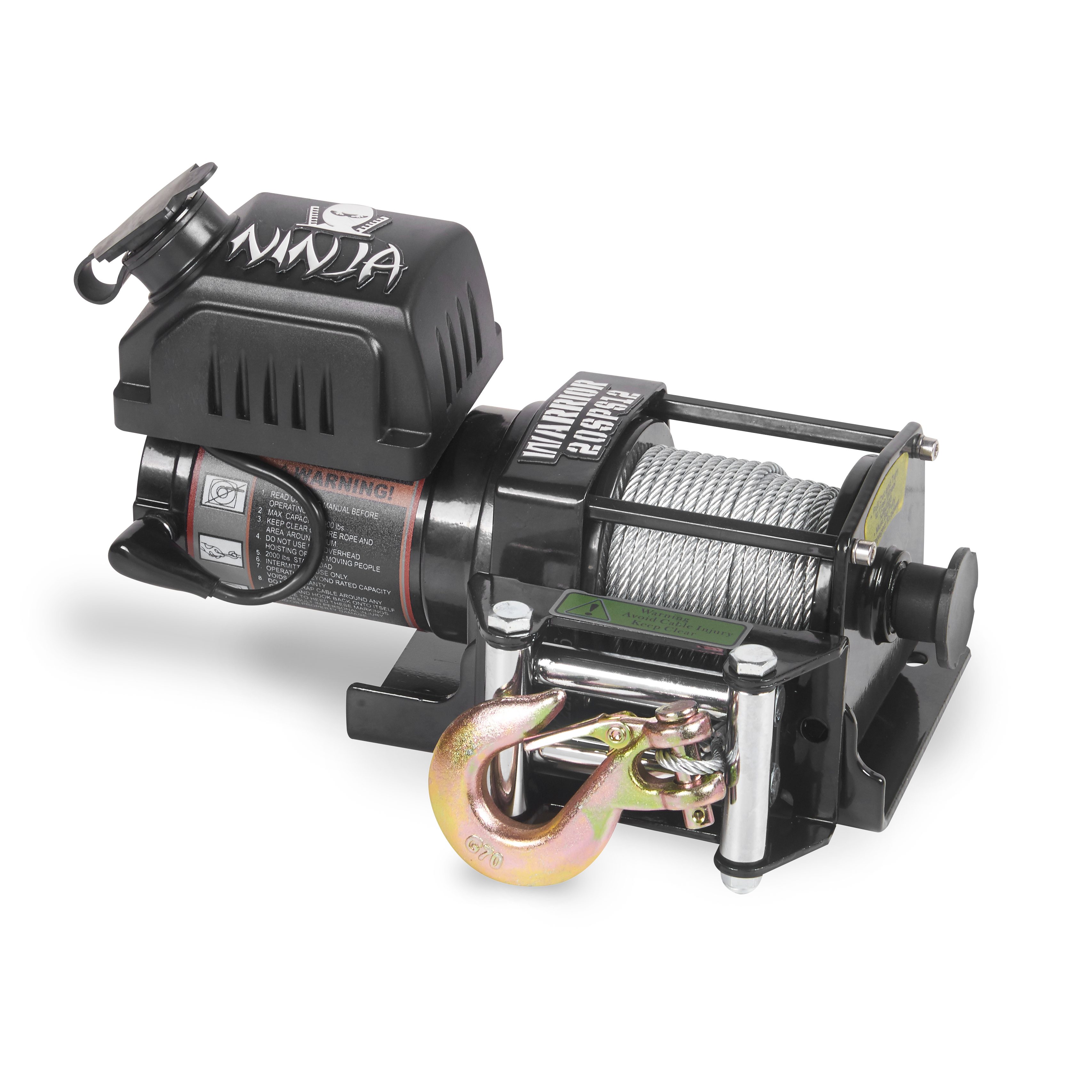 Vinsch Warrior Winches Ninja 2000 - Stålvajer 12V - 13