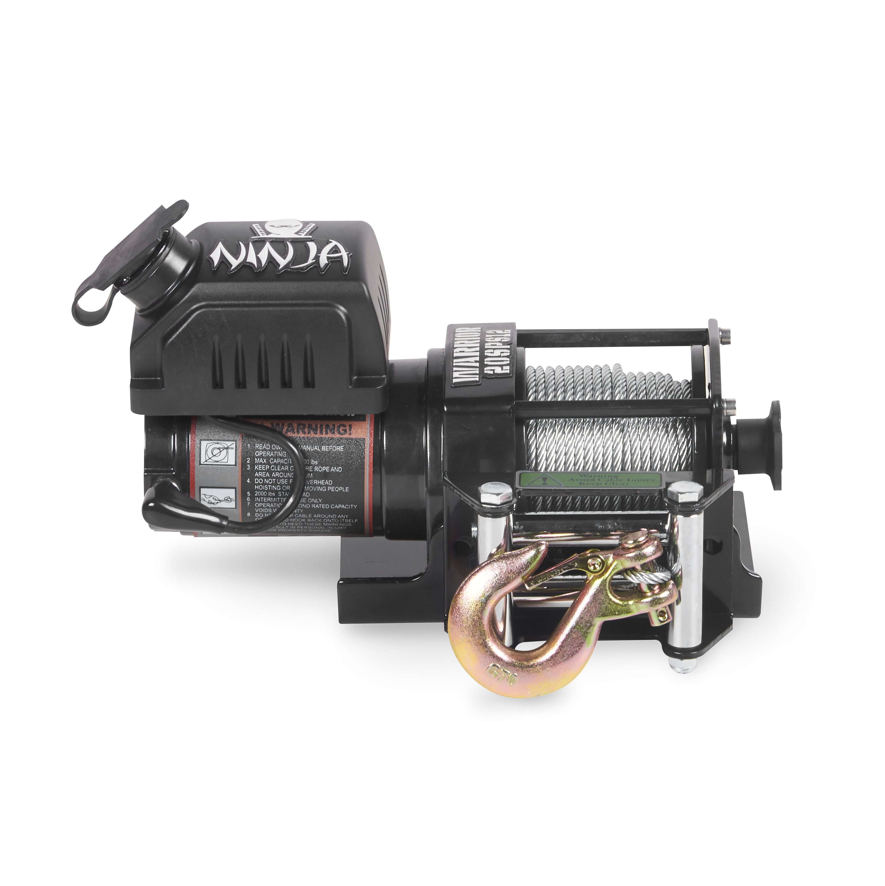 Vinsch Warrior Winches Ninja 2000 - Stålvajer 12V - 11