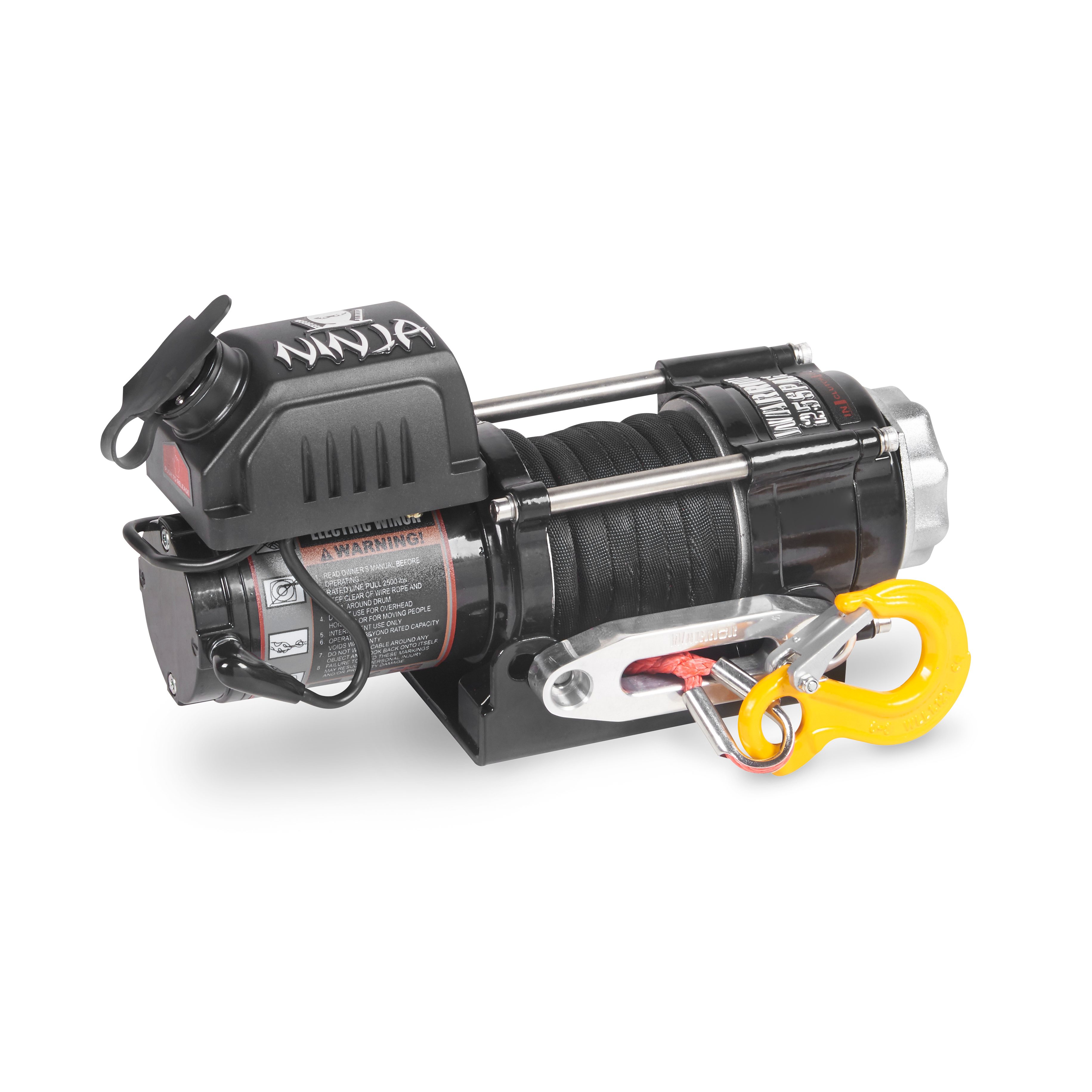 Vinsch Warrior Winches Ninja  2500 - Amortek syntetvajer 12V - 4