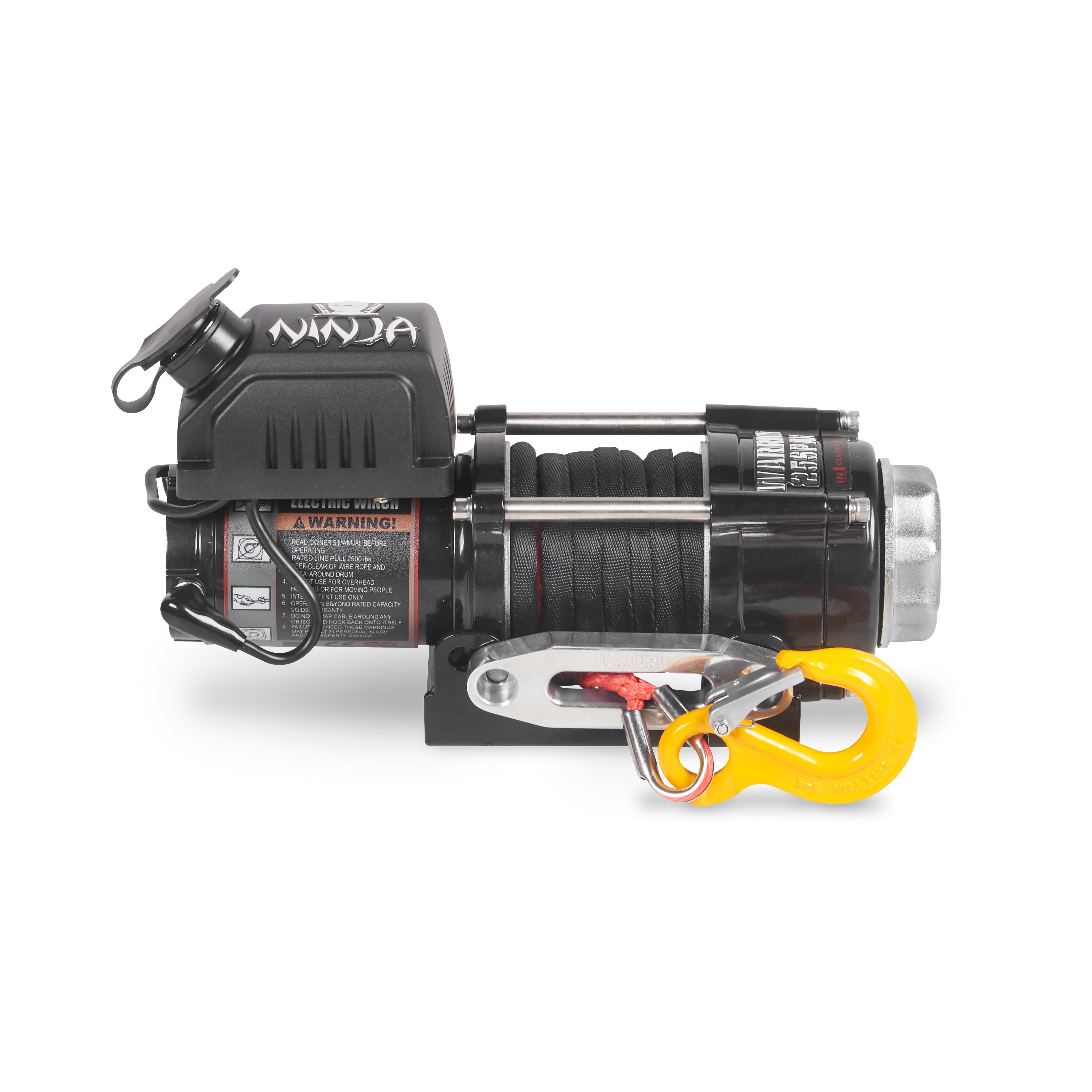Vinsch Warrior Winches Ninja  2500 - Amortek syntetvajer 12V - 3