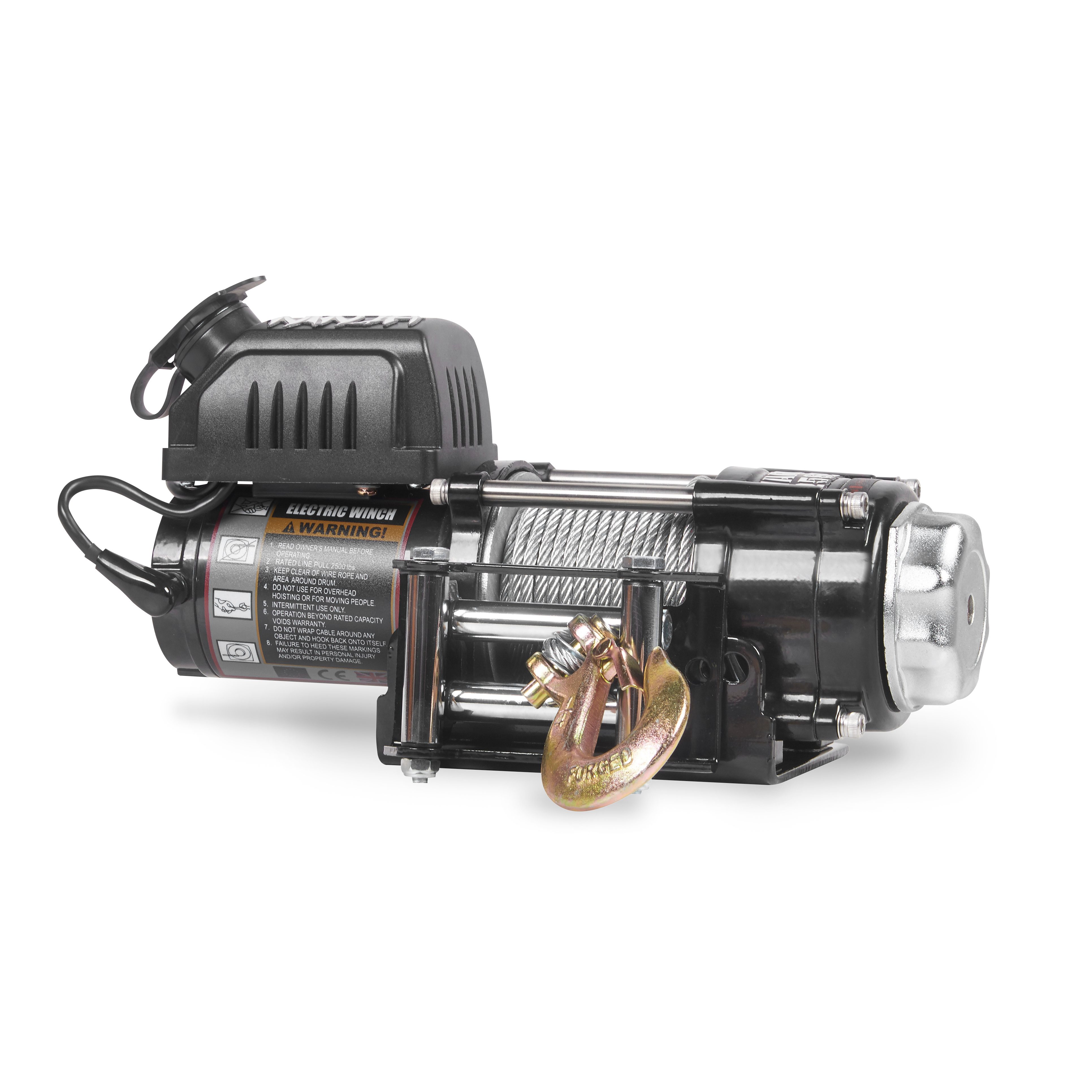 Vinsch Warrior Winches Ninja 2500 - Stålvajer 12V - 6