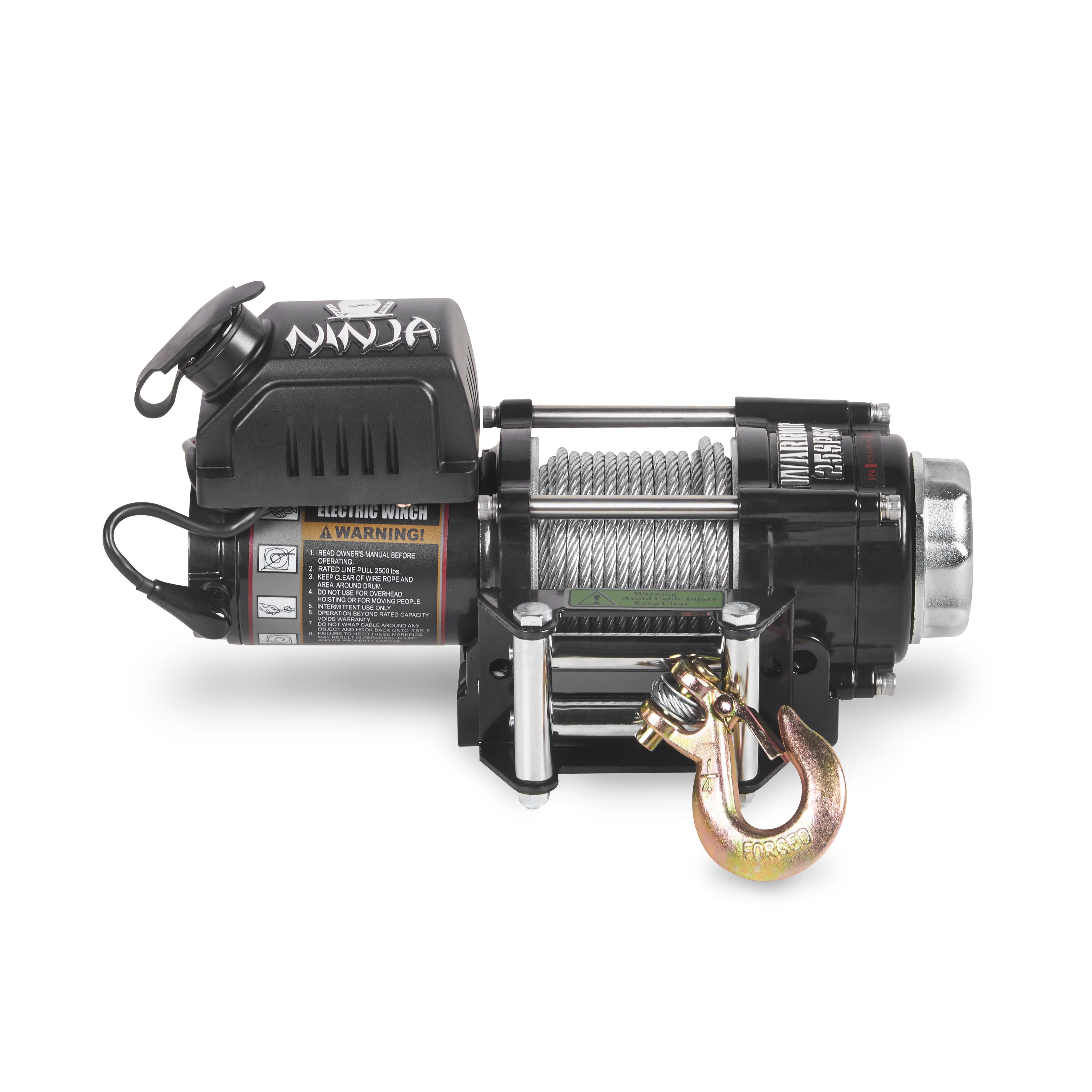 Vinsch Warrior Winches Ninja 2500 - Stålvajer 12V - 3