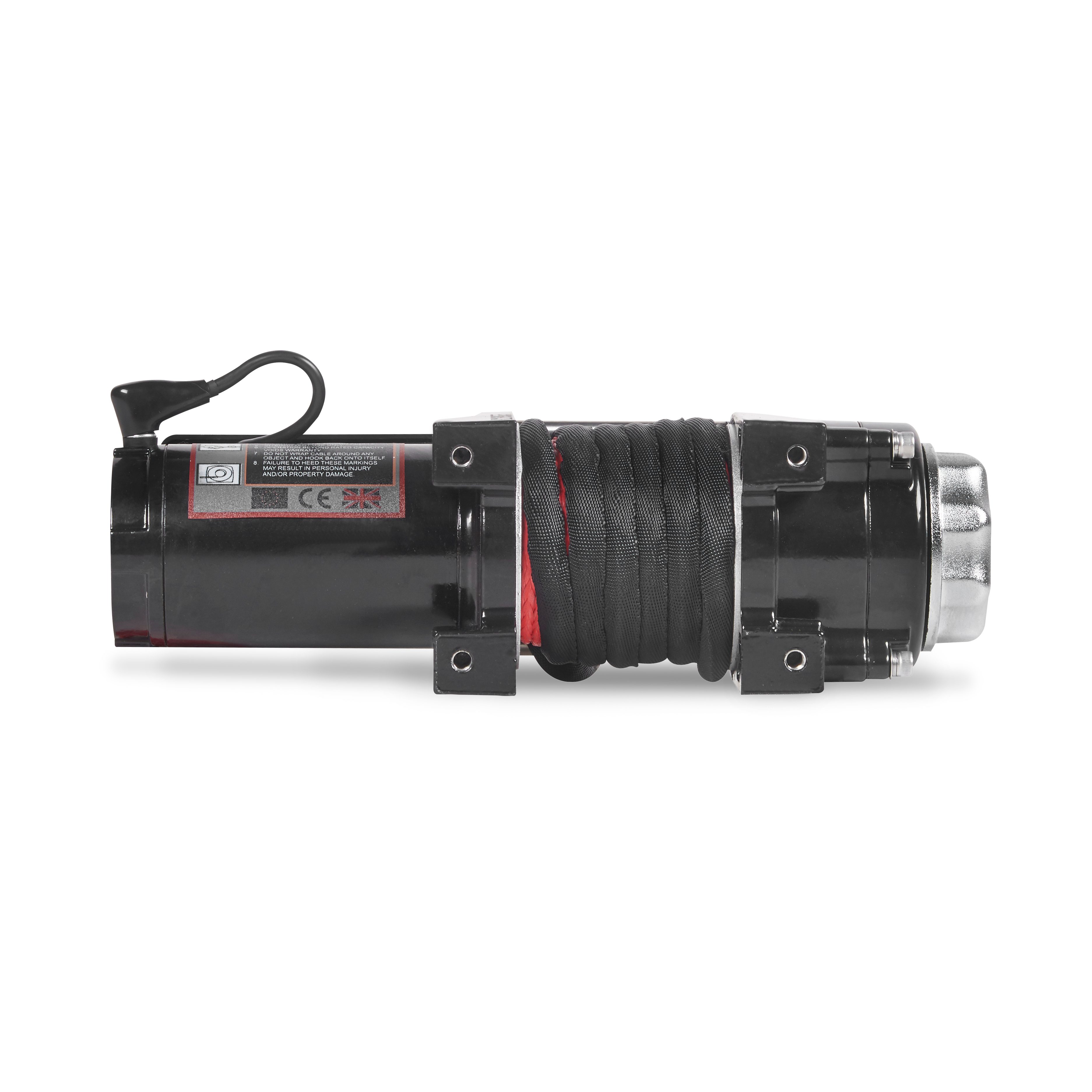 Warrior Winches Ninja 3500 Winch - Amortek Synthetic Rope 12V - 12