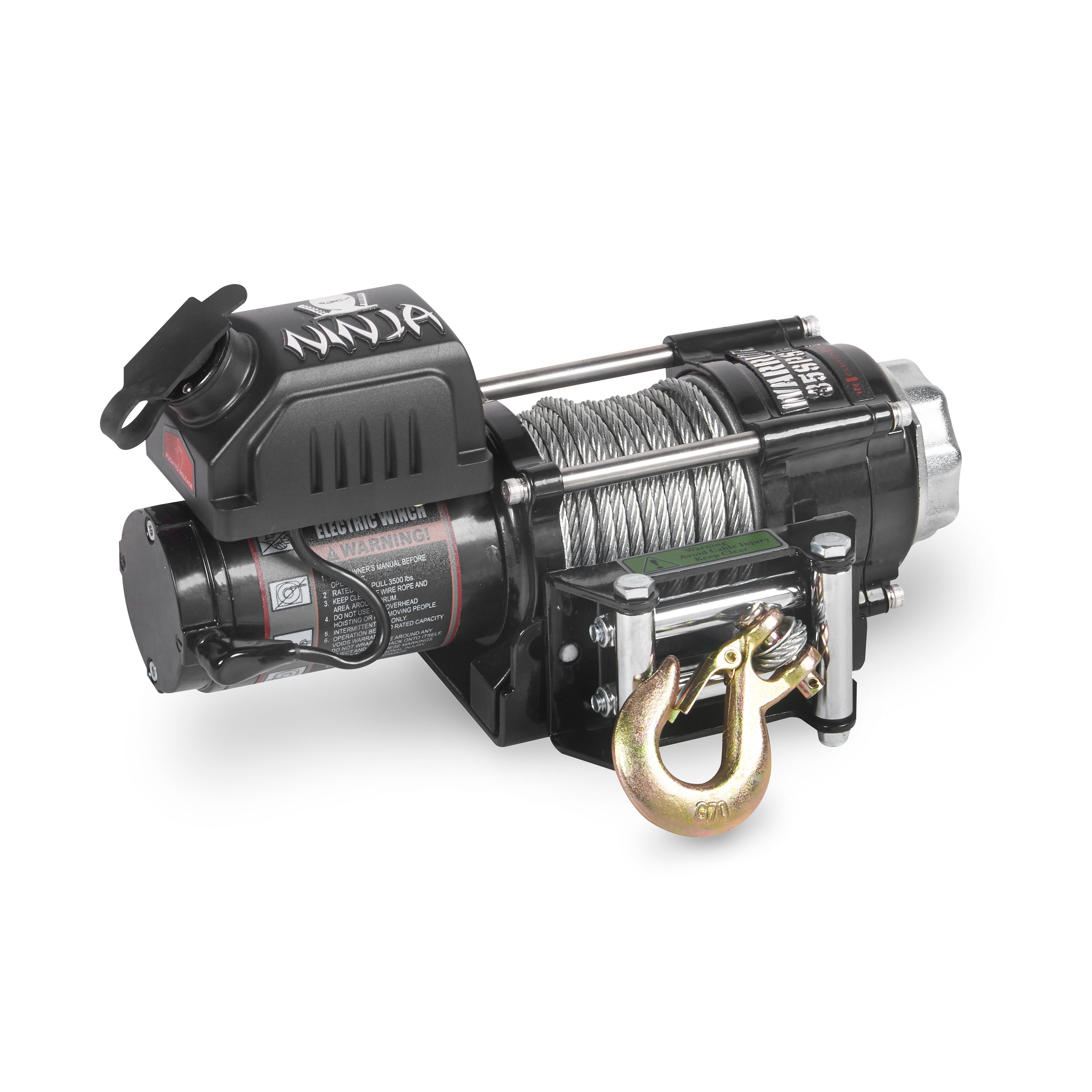 Vinsch Warrior Winches Ninja 3500 - Stålvajer 12V - 4