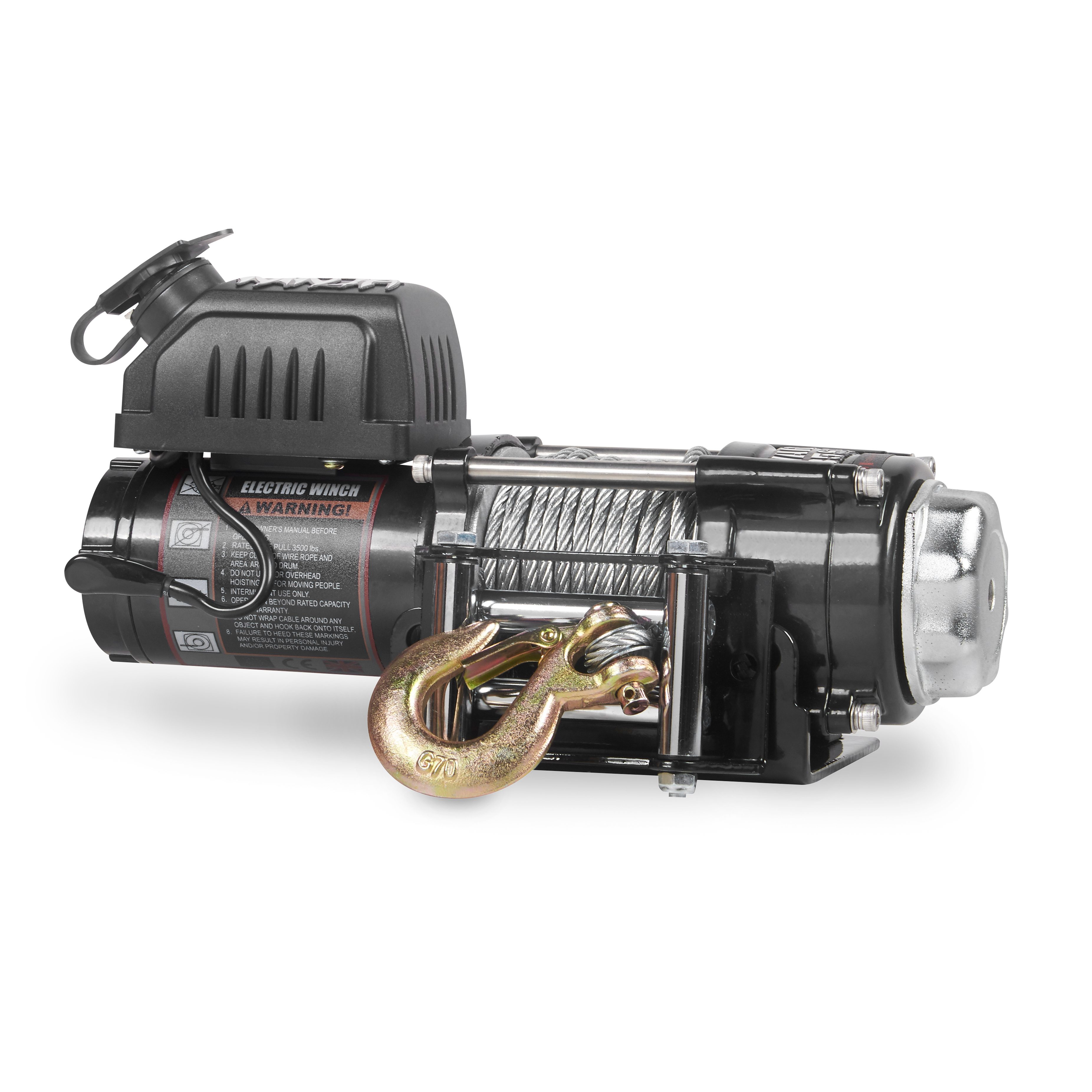 Vinsch Warrior Winches Ninja 3500 - Stålvajer 12V - 6