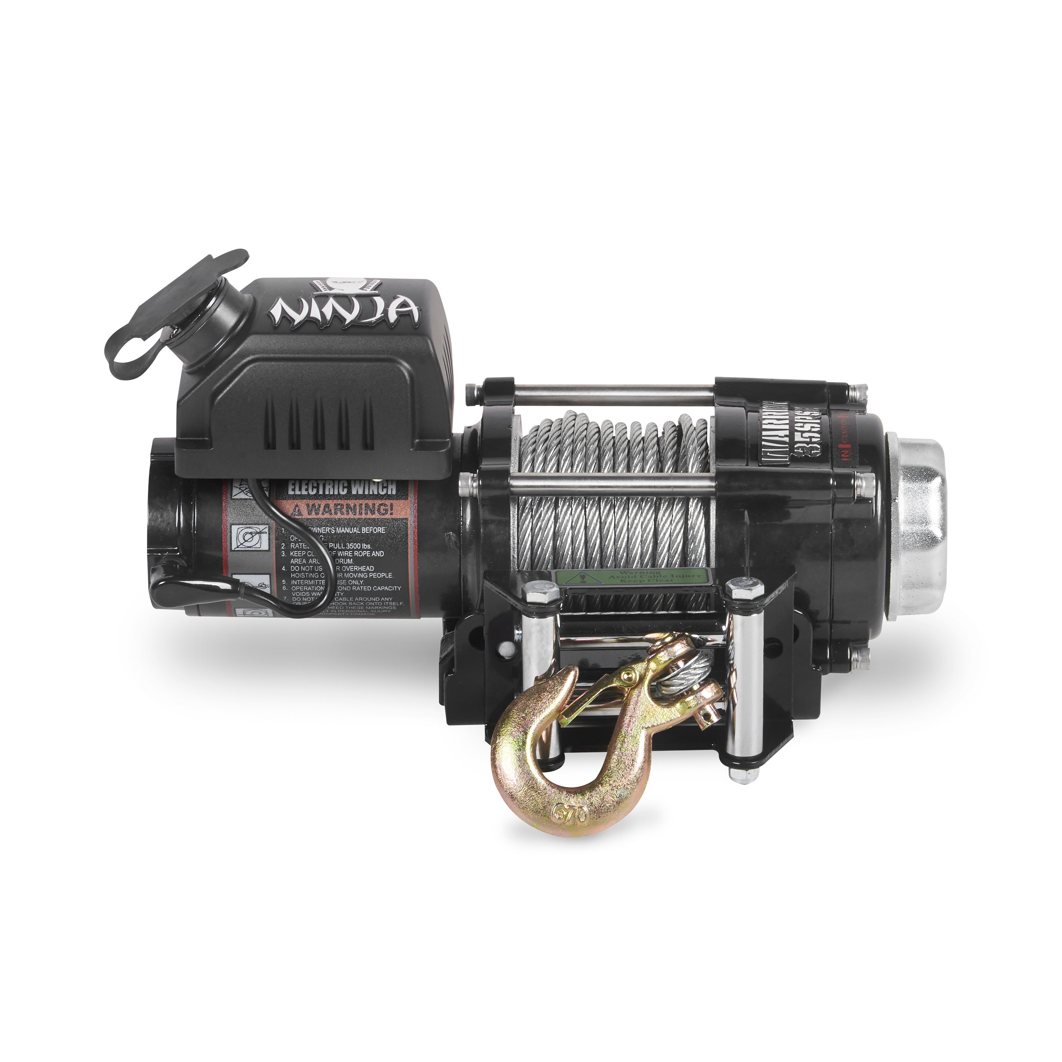 Vinsch Warrior Winches Ninja 3500 - Stålvajer 12V - 3