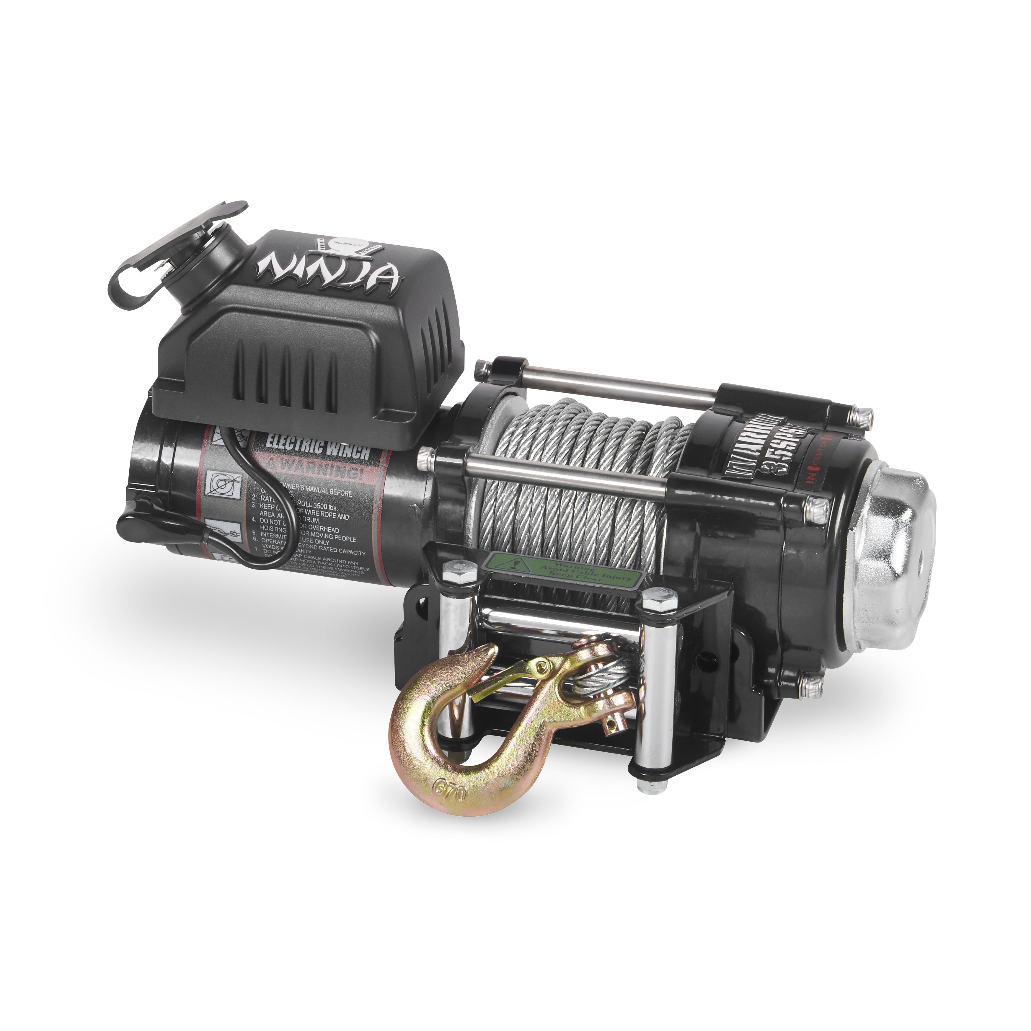 Vinsch Warrior Winches Ninja 3500 - Stålvajer 12V - 5
