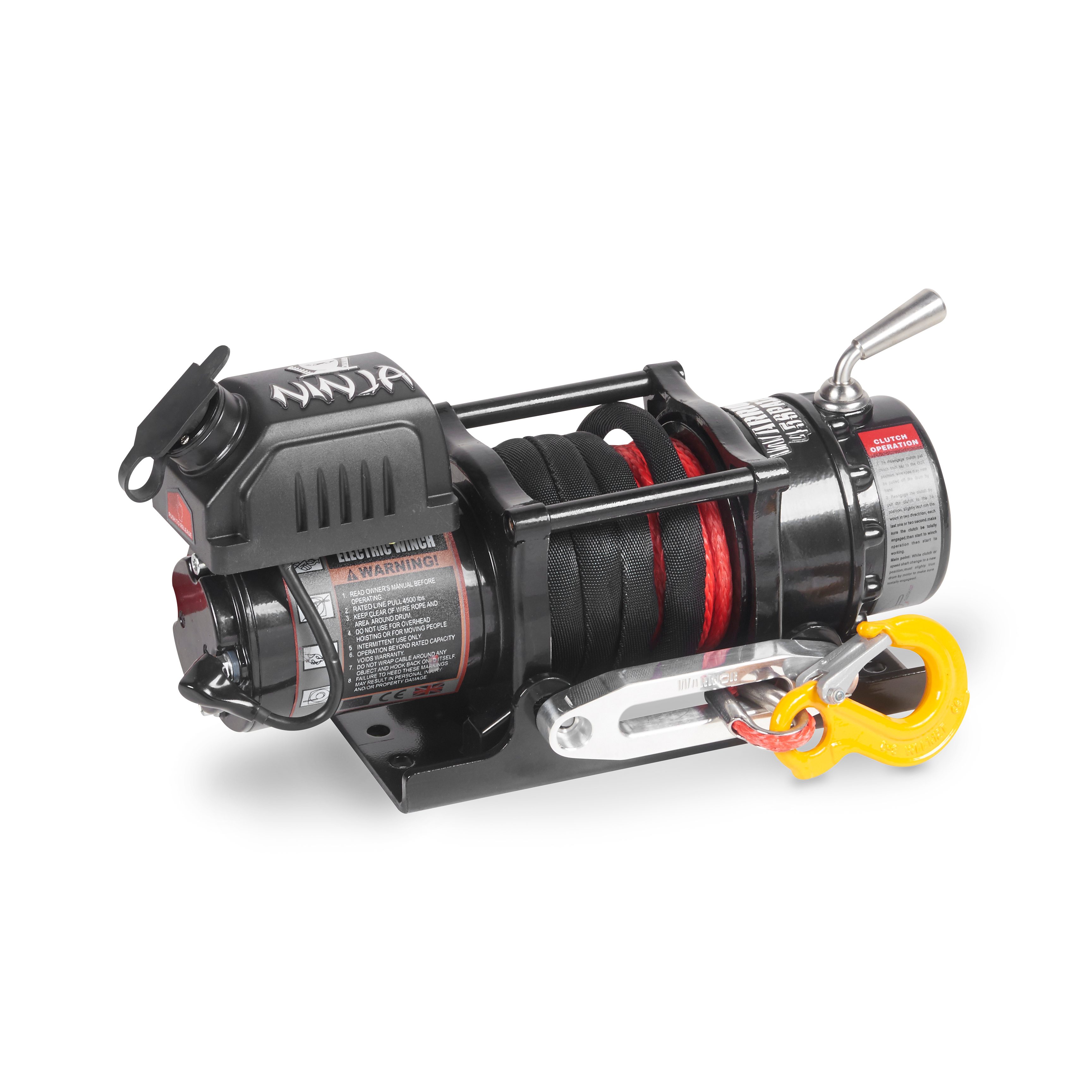 Vinssi Warrior Winches Ninja 4500 - Amortek synteettiköysi 12V - 4