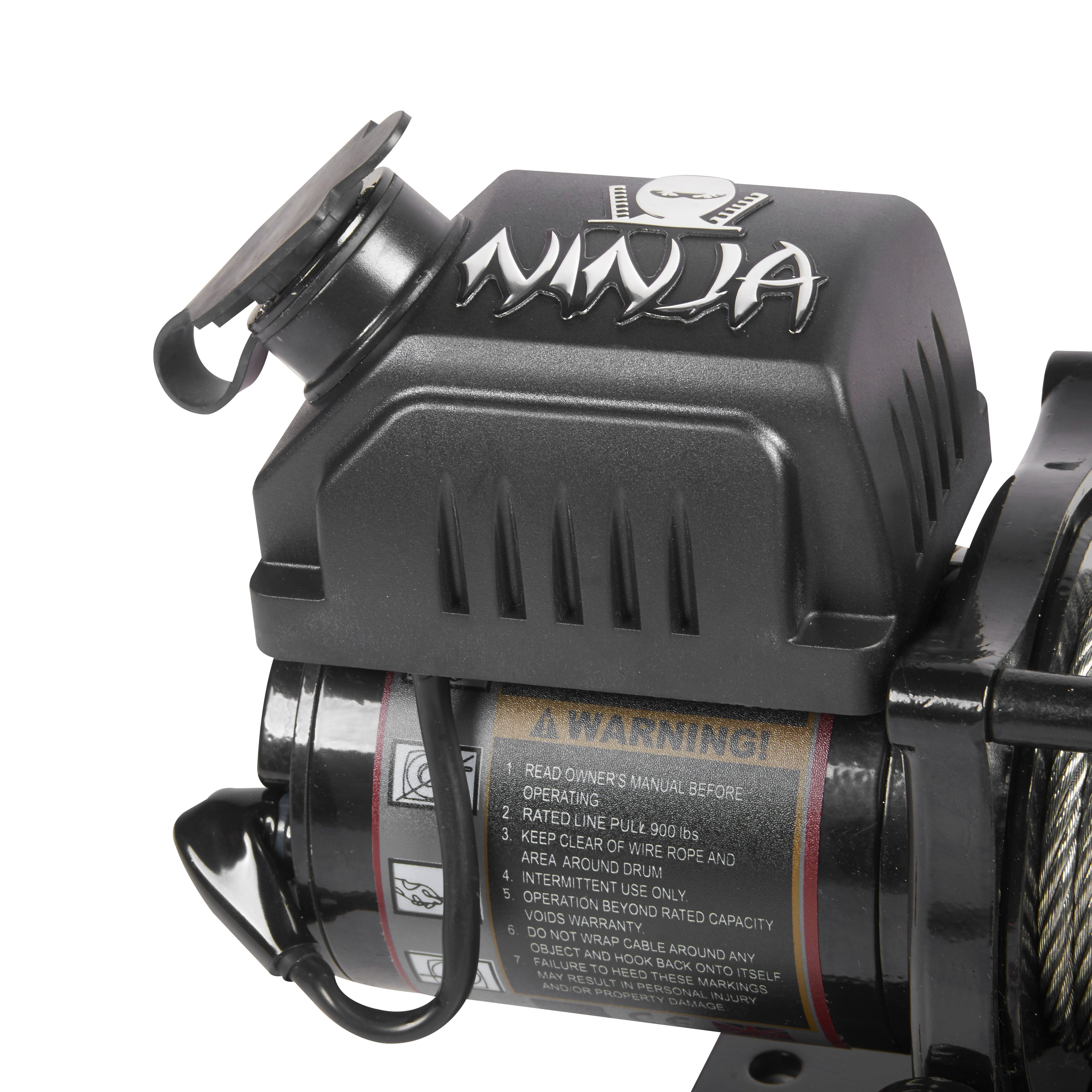 Vinsj Warrior Winches Ninja 4500 Ståltau 12V - 8