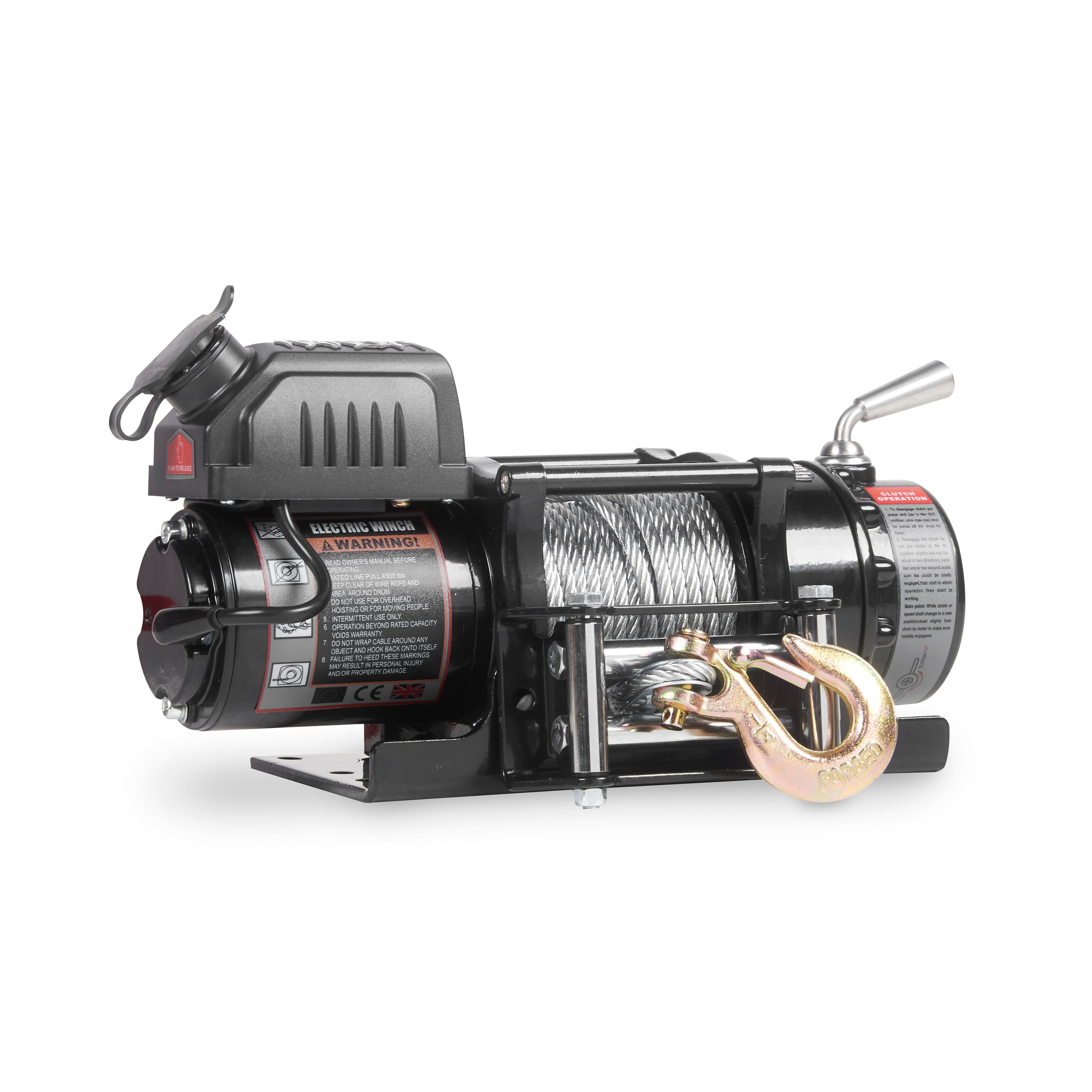 Vinsj Warrior Winches Ninja 4500 Ståltau 12V
