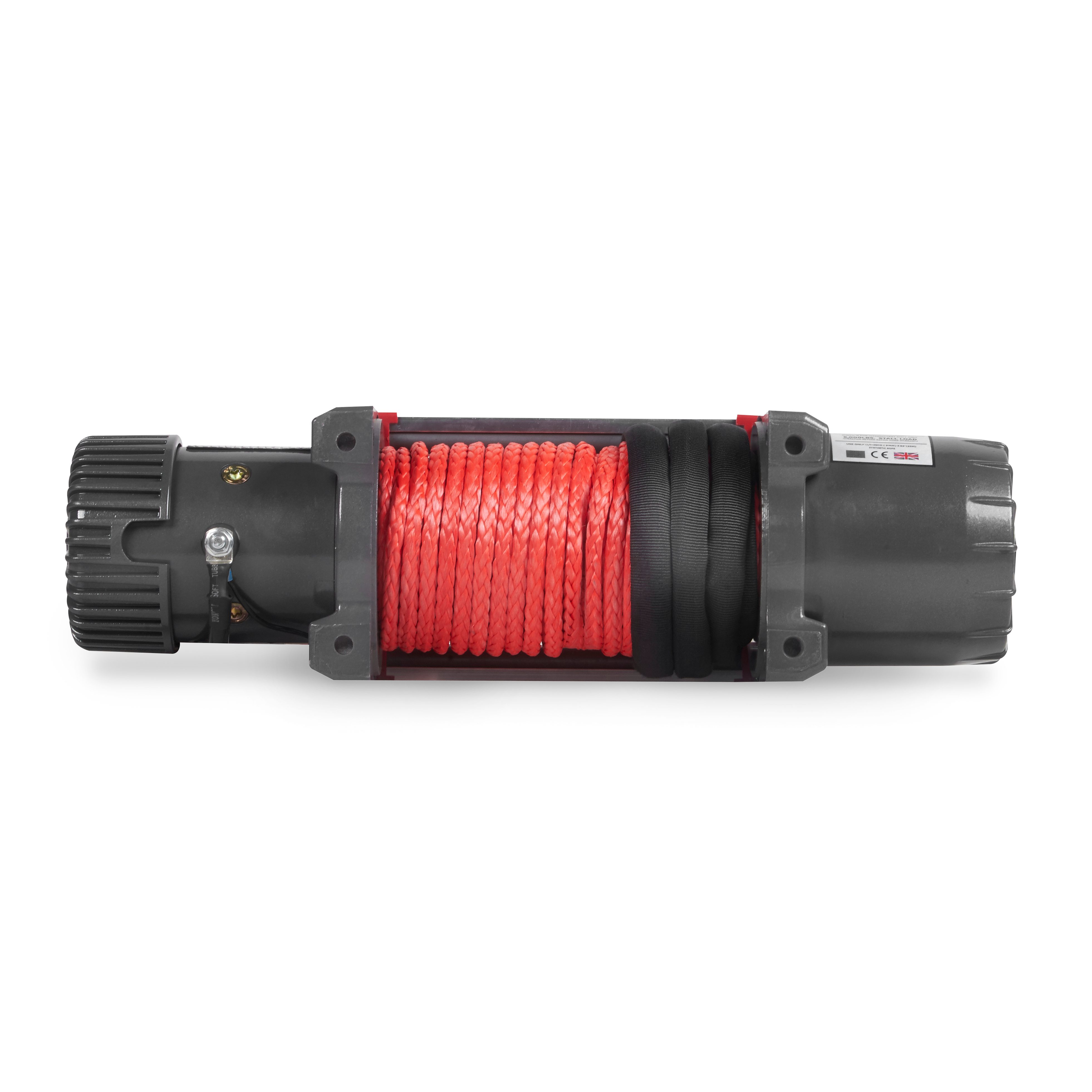 Warrior Winches Samurai 8000 Winch - Armortek Synthetic Rope 12V - 13