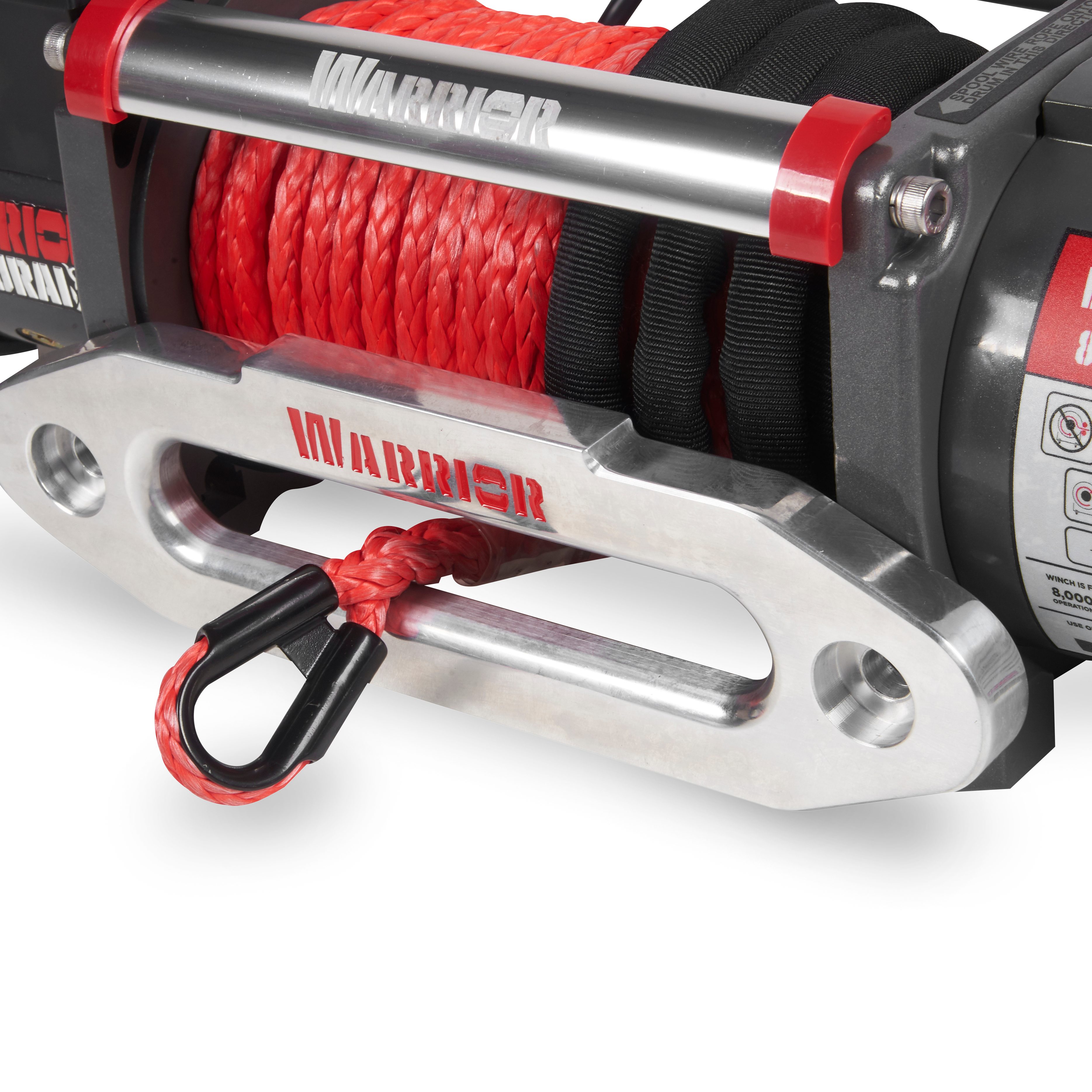 Warrior Winches Samurai 8000 Winch - Armortek Synthetic Rope 12V - 9