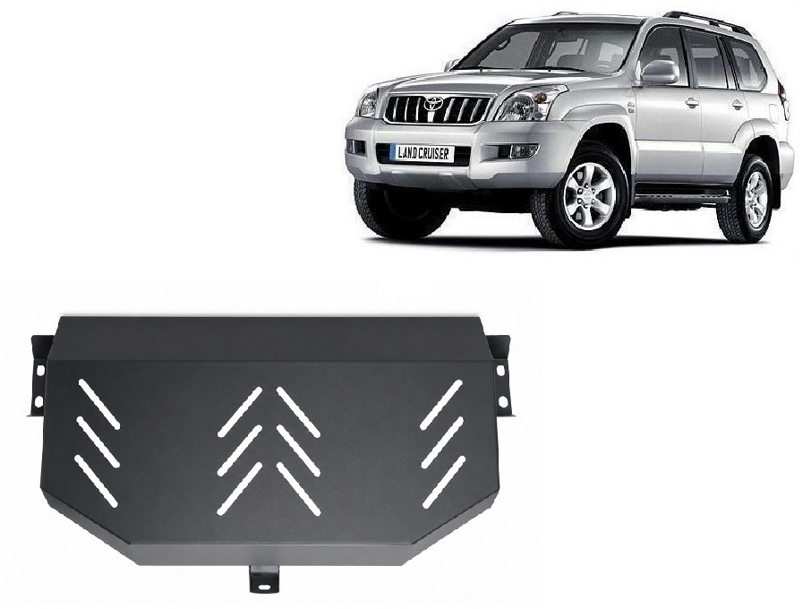 Skid Plate Acero Fuel Tank | Toyota Land Cruiser J120 - 3 Door (2002-2009) - 2