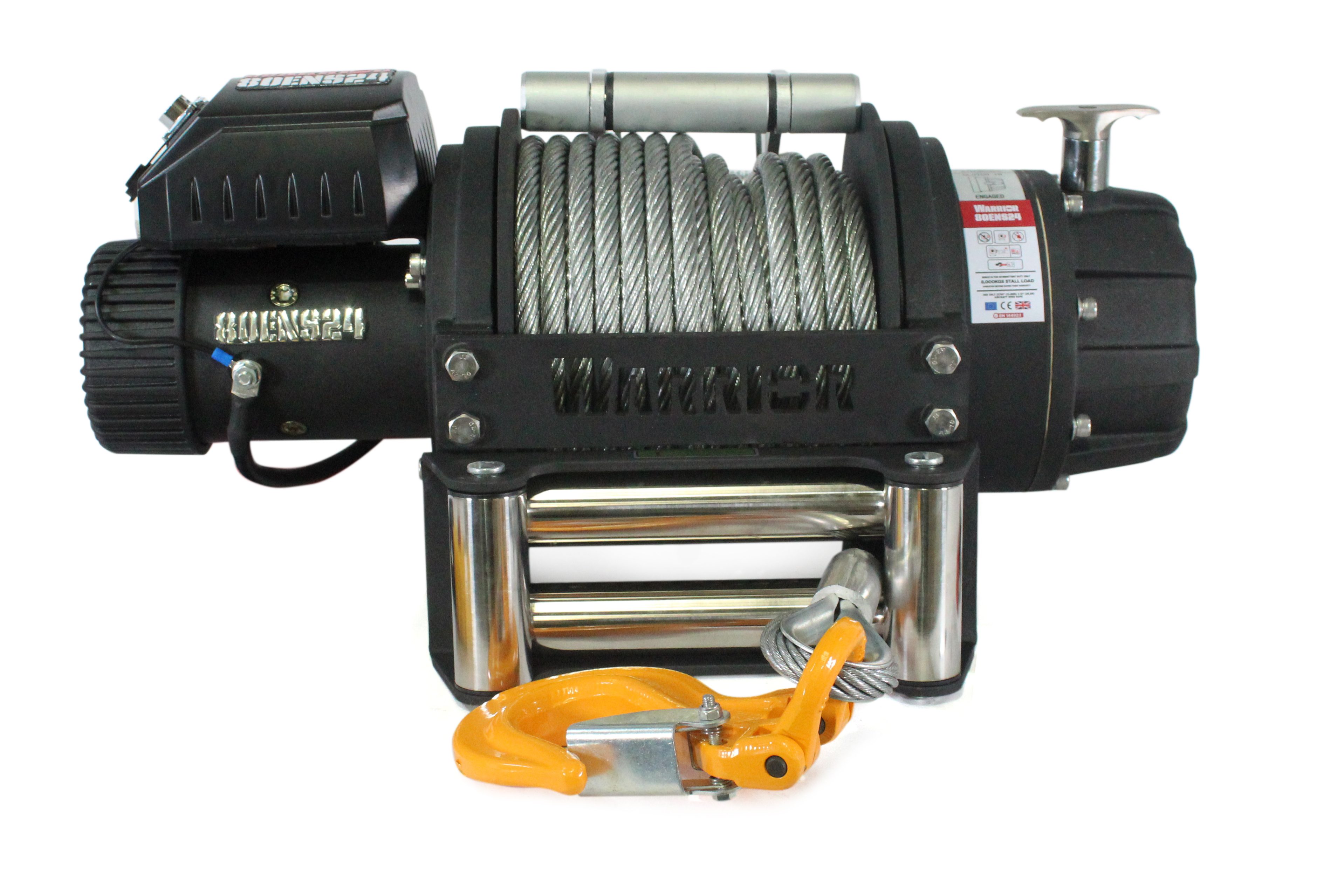 Vinssi EN Warrior Winches 8000 kg - 24V teräsvaijeri