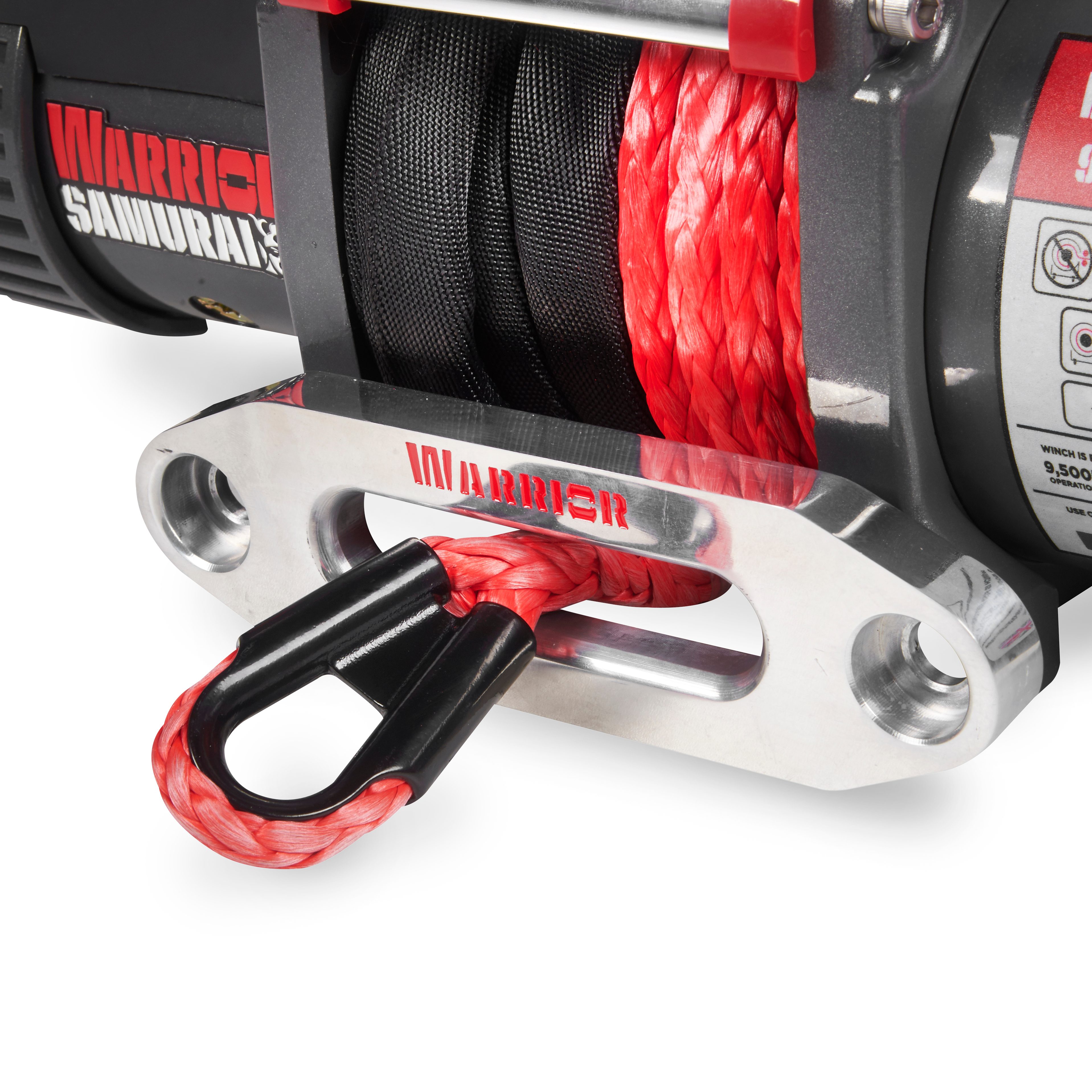 Warrior Winches Samurai 9500 - Armortek Synthetic Rope (Short Drum) 12V - 9