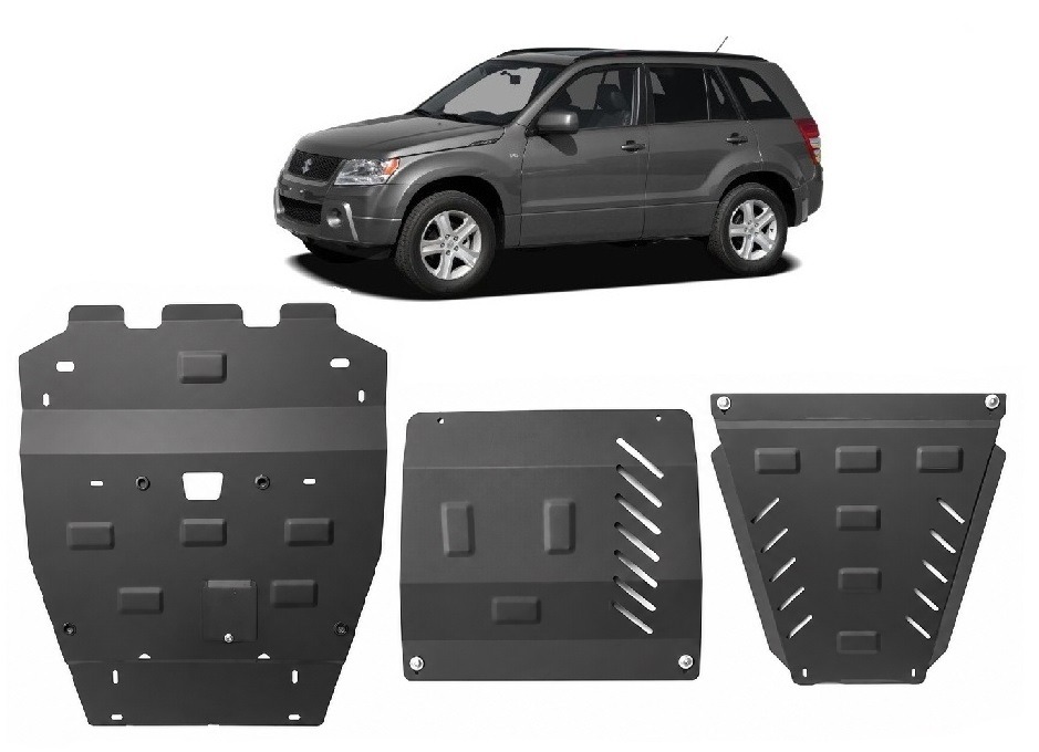 Skid Plate Acciaio Motore+ | Suzuki Grand Vitara - Package (2005-2019) - 2