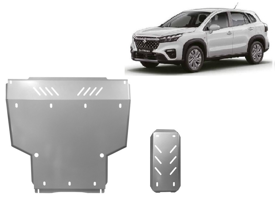 Skid Plate Aluminio Motor+ | Suzuki S-Cross - Package (2023-2026) - 2