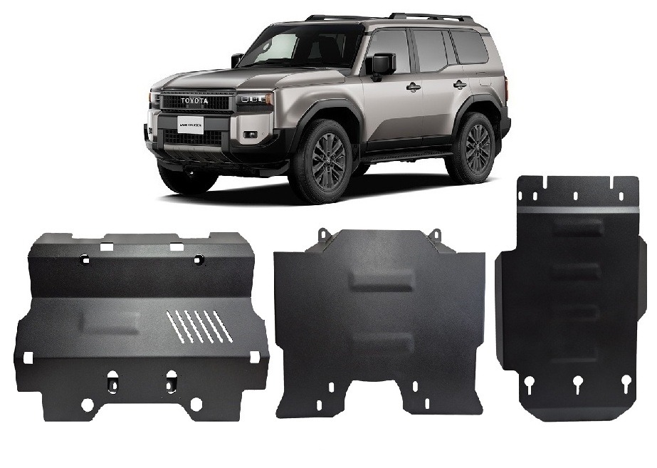 Stalowa osłona podwozia silnika+ | Toyota Land Cruiser - Package (2024-2026) - 2