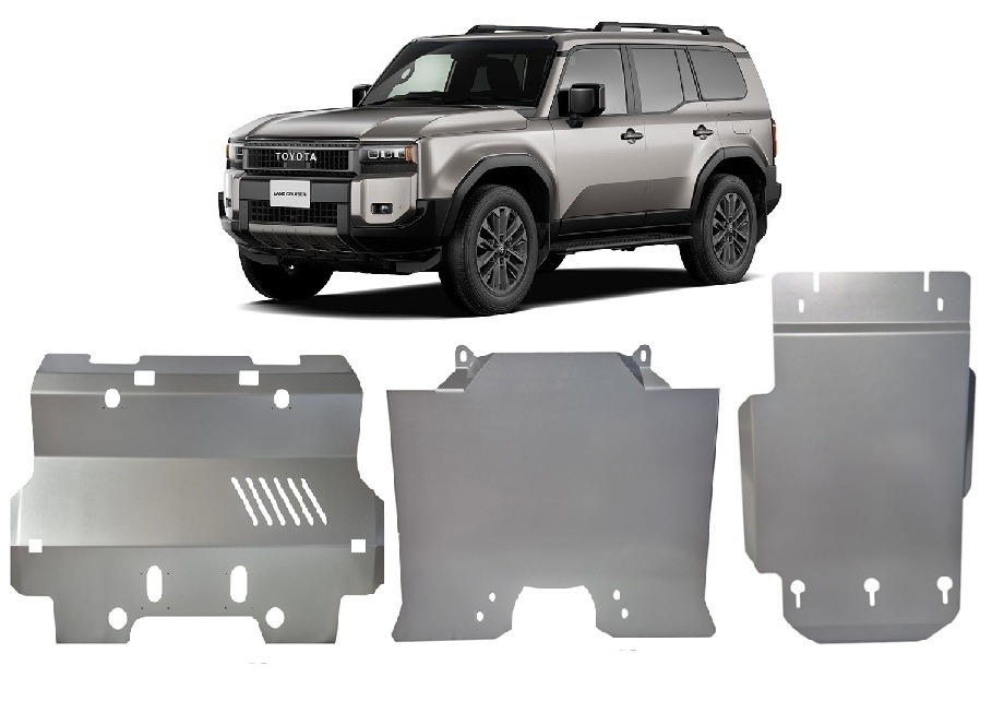 Aluminiowa osłona podwozia silnika+ | Toyota Land Cruiser - Package (2024-2026) - 2