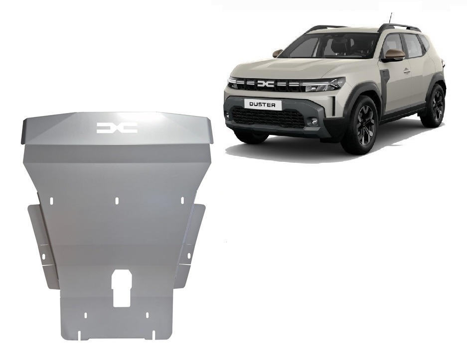 Skid Plate Aluminium Motor+ | Dacia Duster - 4x2 (2024-2026) - 2