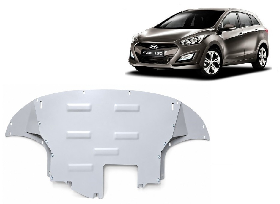 Aluminiowa osłona podwozia silnika+ | Hyundai i30 (2017-2026) - 2