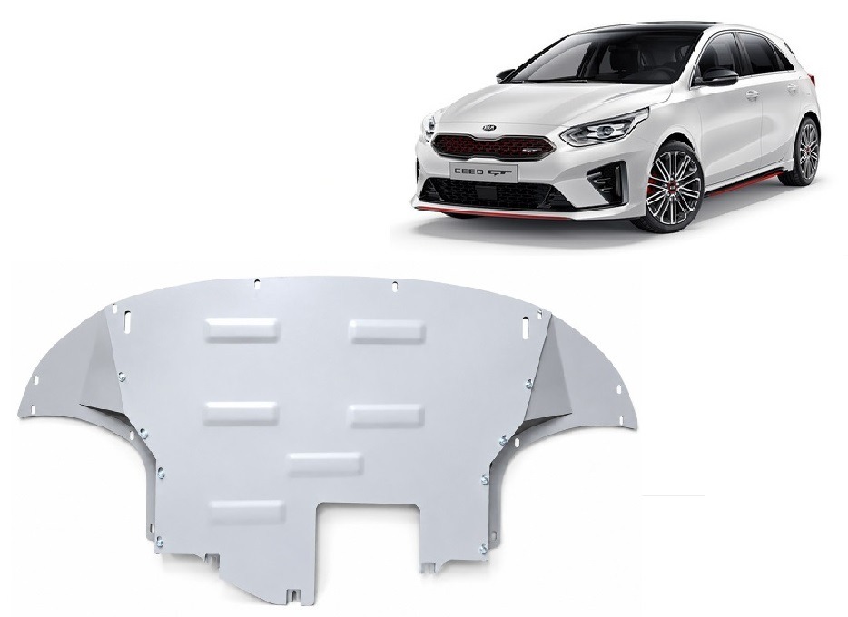 Skid Plate Alumínio Motor+ | Kia Ceed (2018-2026) - 2