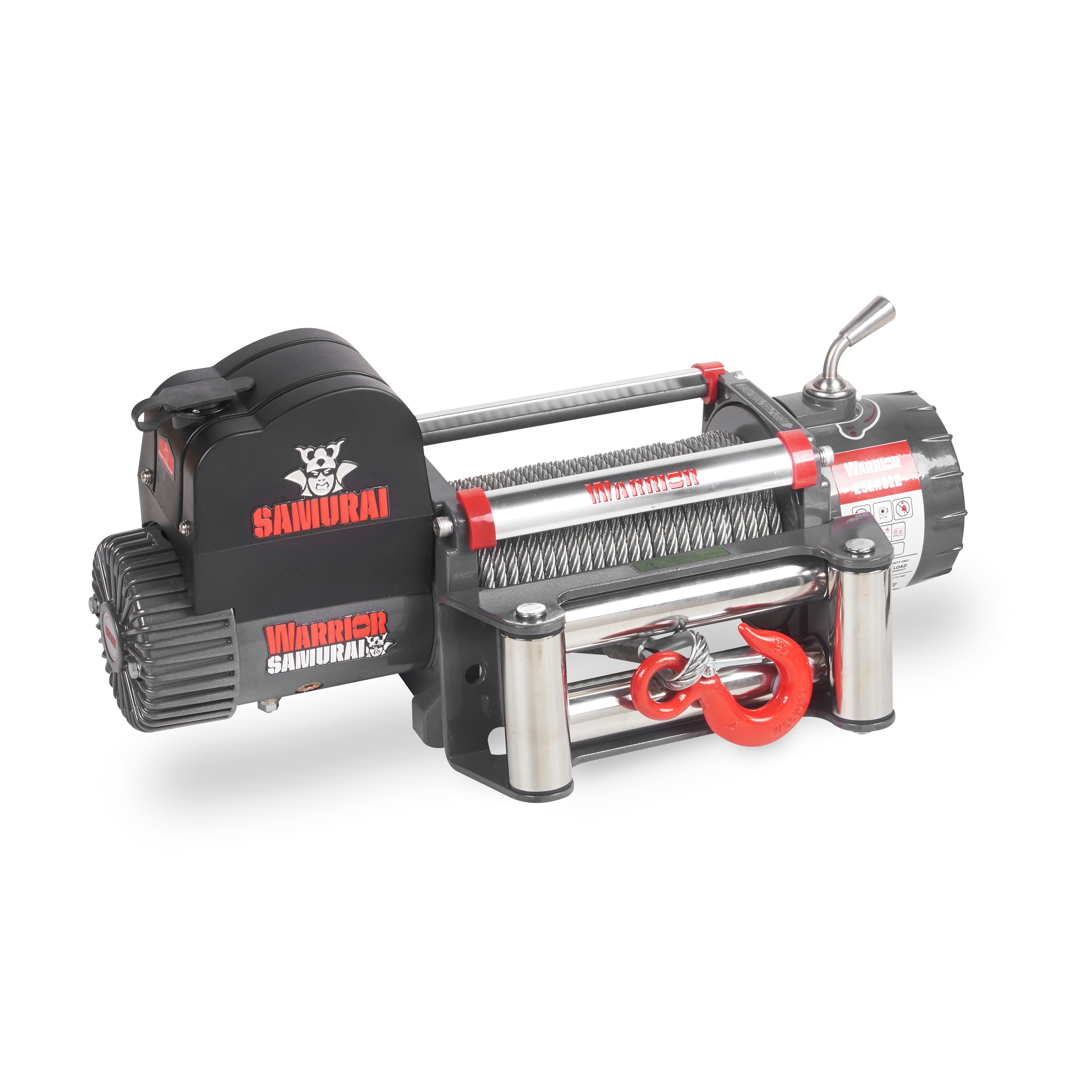 Vinsj Warrior Winches EN 2500 - Ståltau 12V - 5