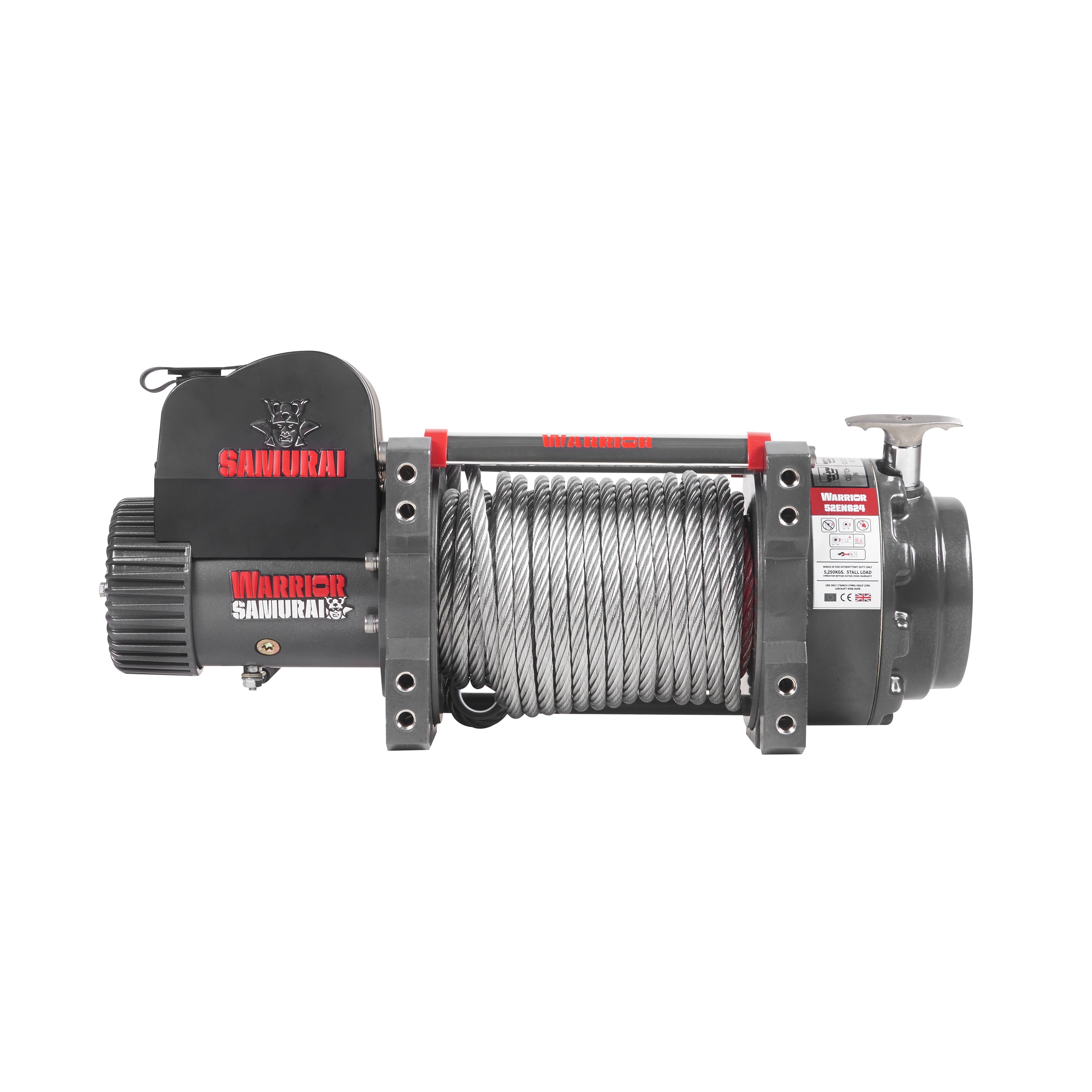 Spil Warrior Winches EN 5250 - Stålwire 12V - 12