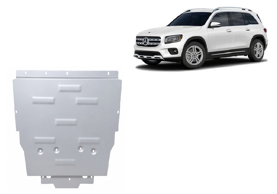 Skid Plate Alumínio Motor+ | Mercedes GLB (2020-2026) - 2