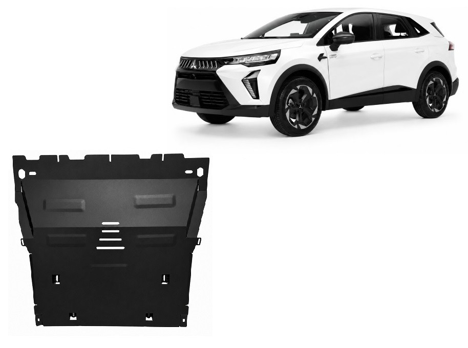 Bunnplate Stål Motor+ | Mitsubishi Grandis (2025-2026) - 2