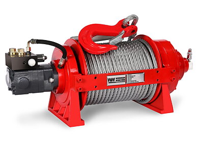 Warrior Winches JR 10 Industrial Hydraulic Winch