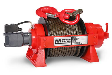 Warrior Winches JR 15 Industrial Hydraulic Winch
