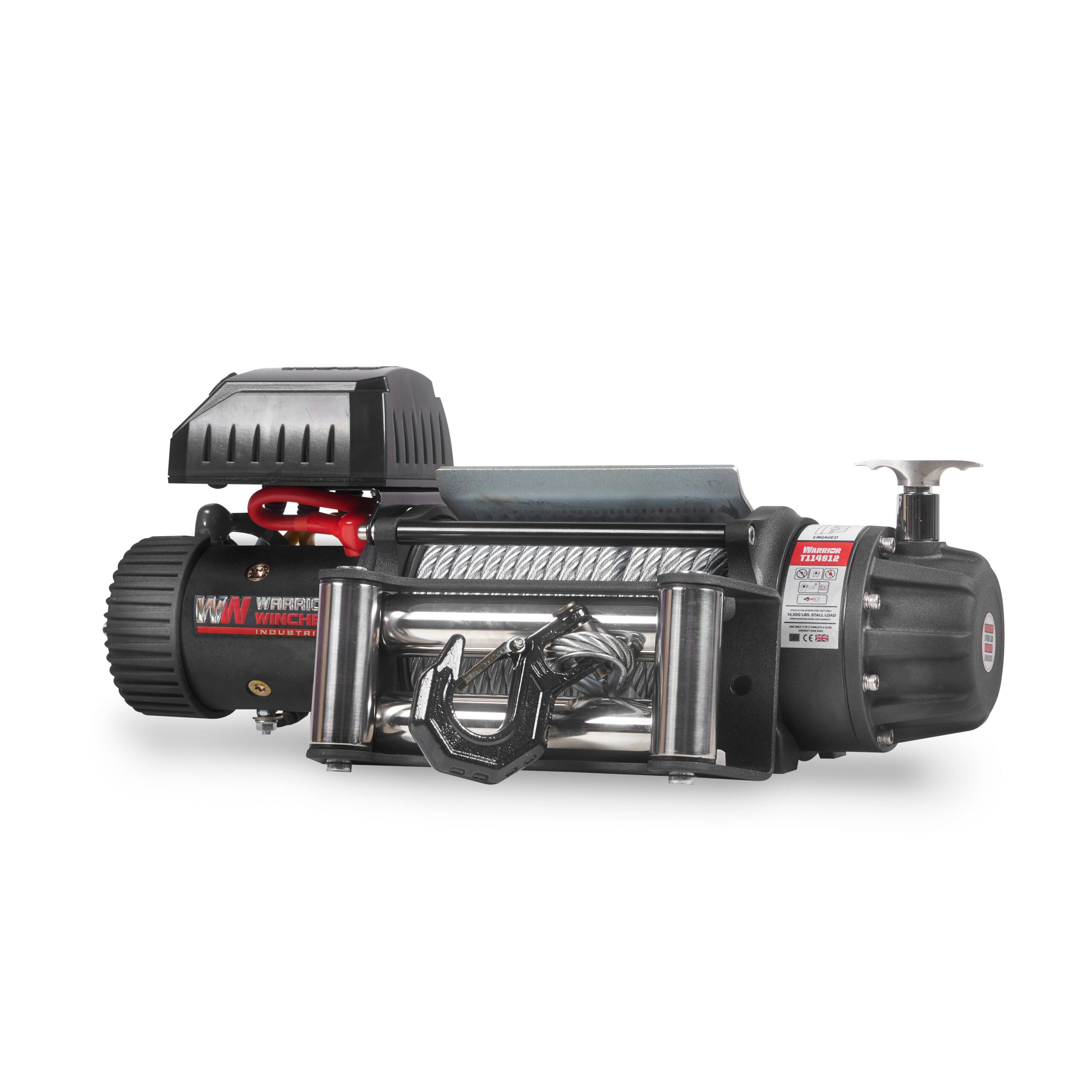Vinsj Warrior Winches T1000 14500 Severe Duty - Stålwire 12V - 9