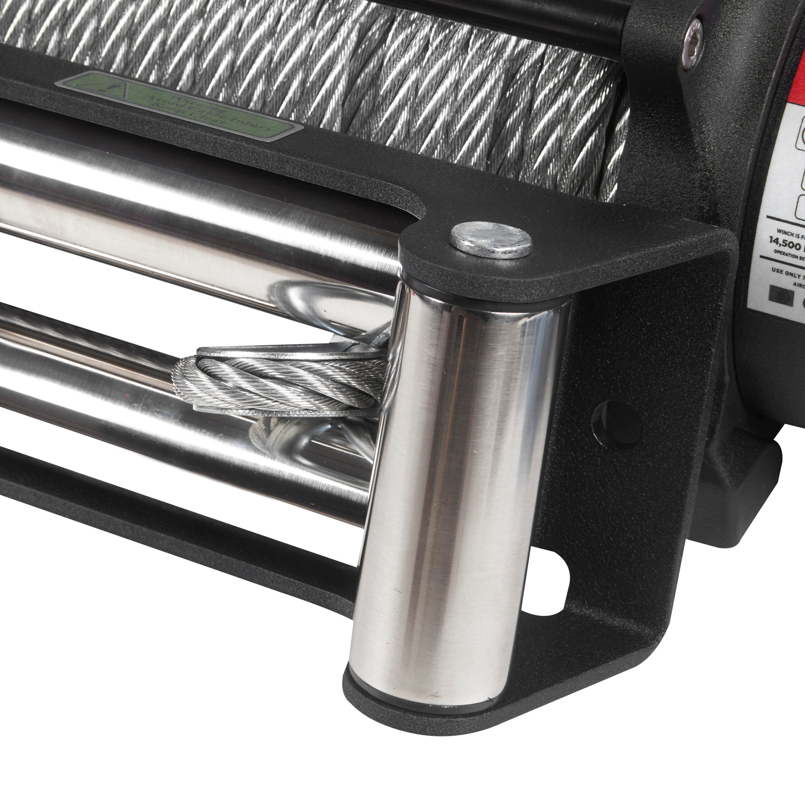 Vinsj Warrior Winches T1000 14500 Severe Duty - Stålwire 12V - 2