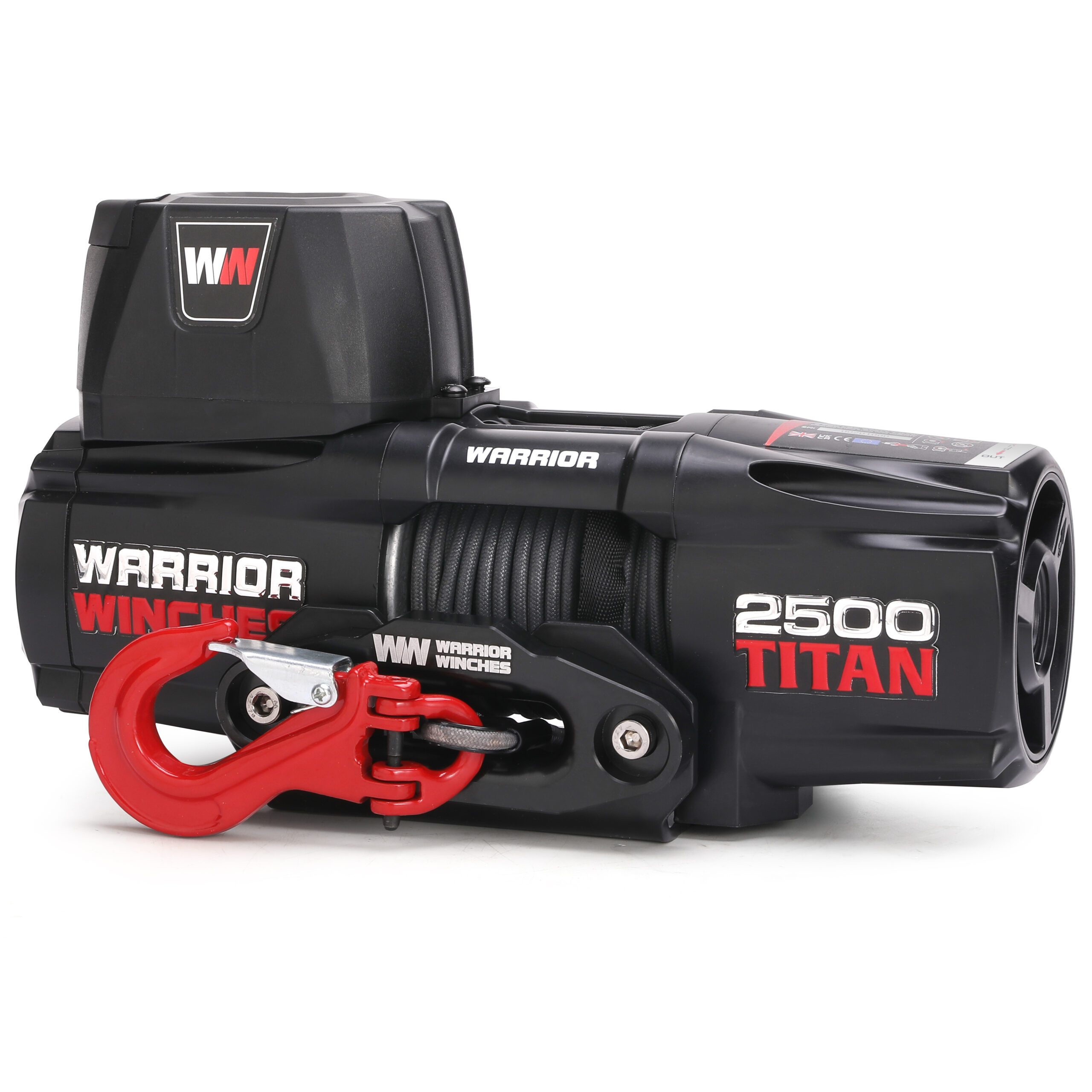 Warrior Winches Titan 2500 Armortek Extreme 12V Winch - 3