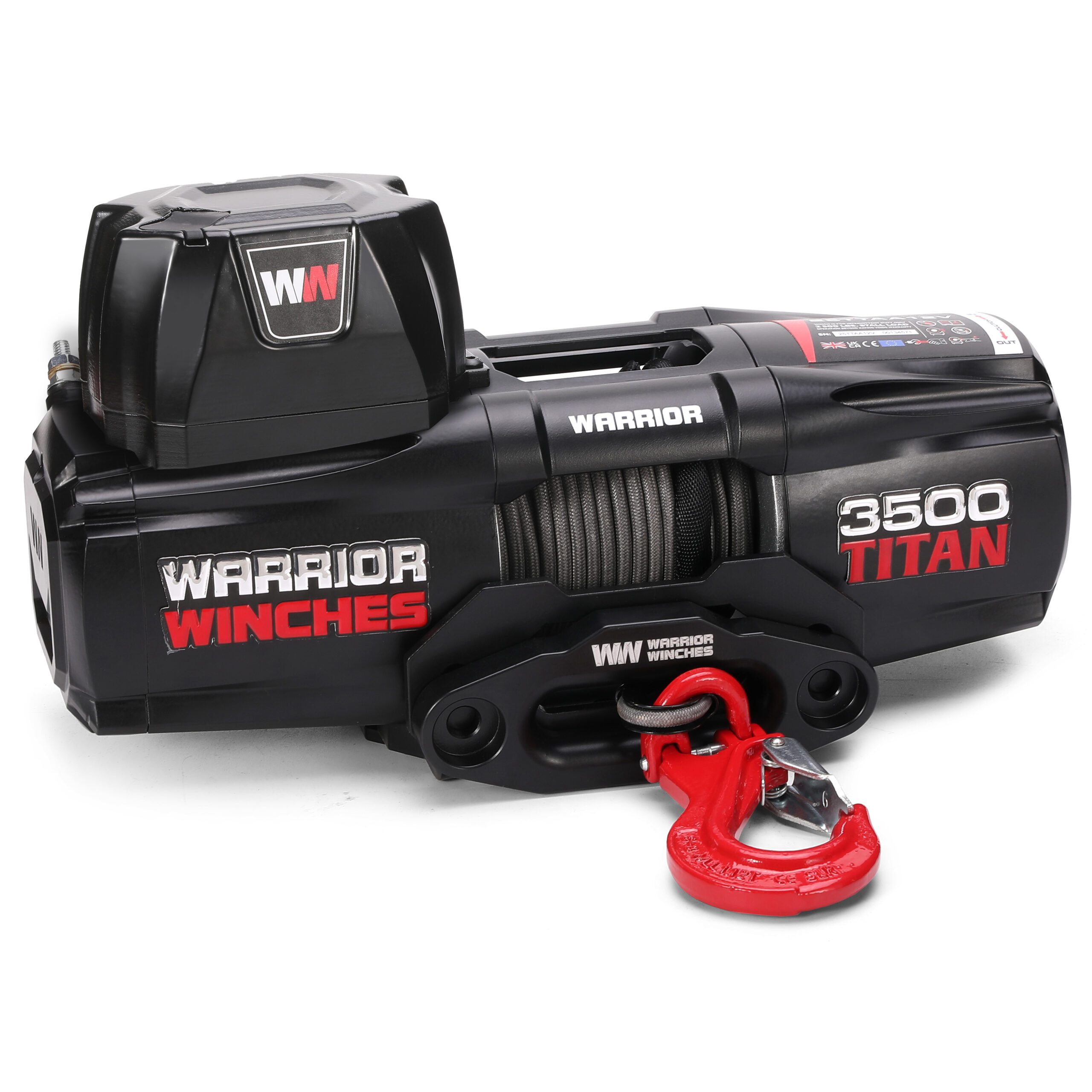 Vinsch Warrior Winches Titan 3500 - Armortek Extreme 12V - 2