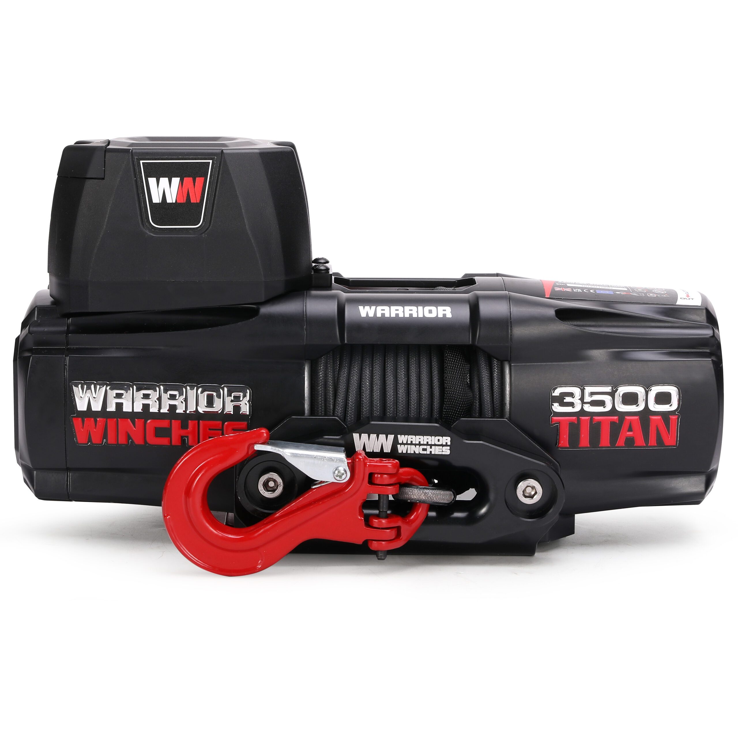 Vinsch Warrior Winches Titan 3500 - Armortek Extreme 12V - 5